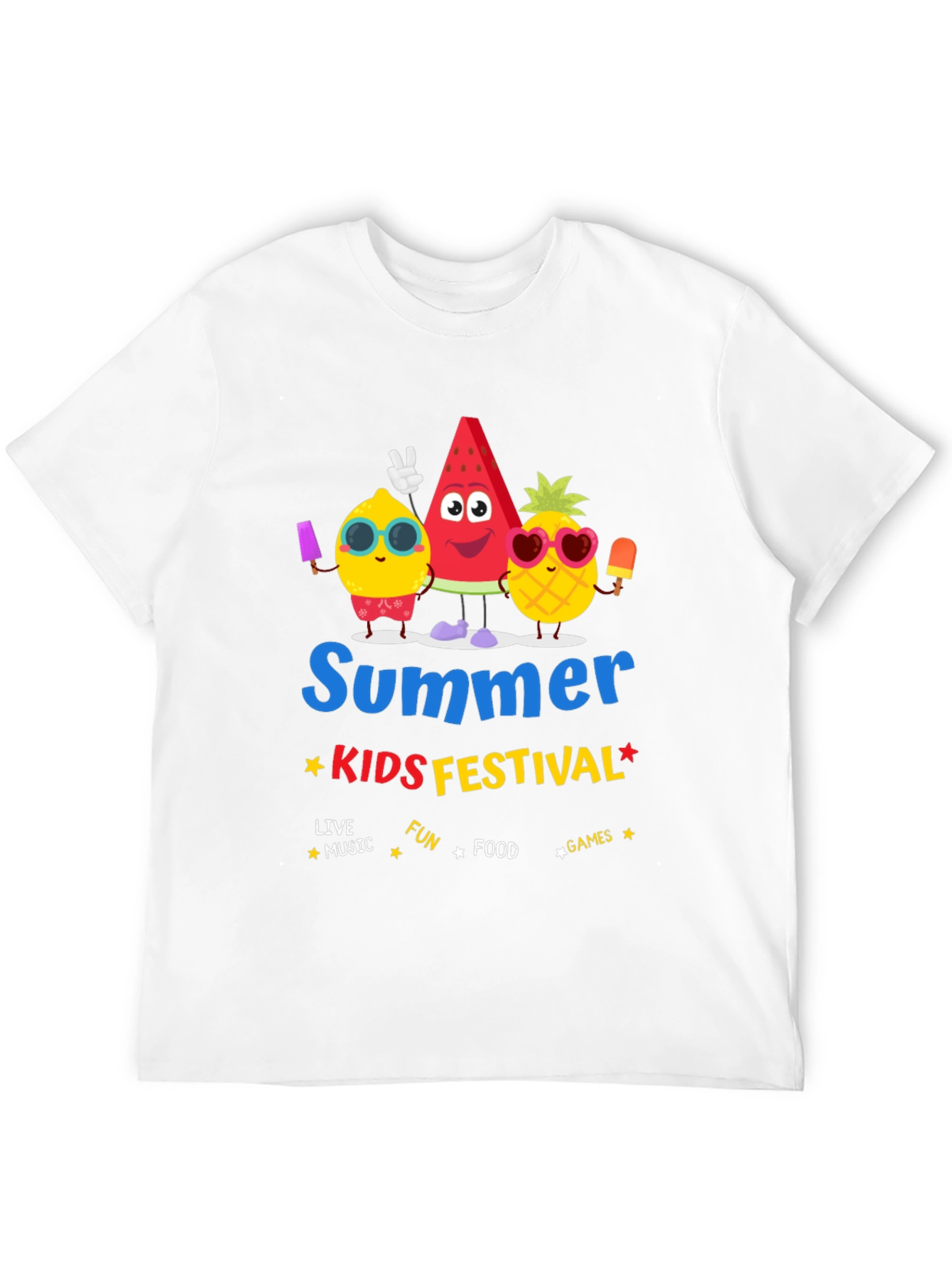 Summer Kids Festival Graphic T-Shirt