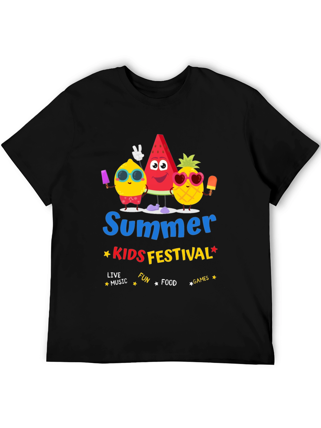 Summer Kids Festival Graphic T-Shirt