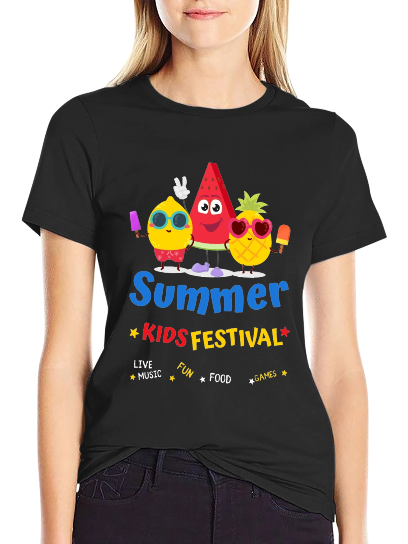 Summer Kids Festival Graphic T-Shirt