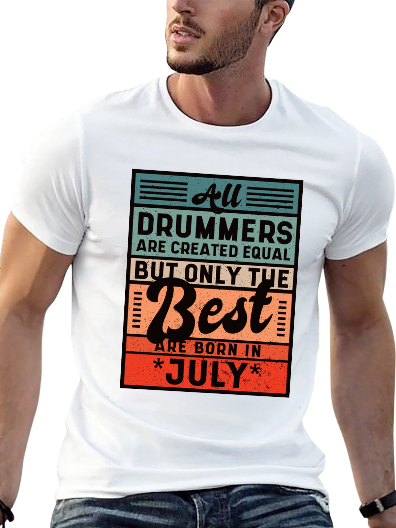 Drummers Born in July T-Shirt