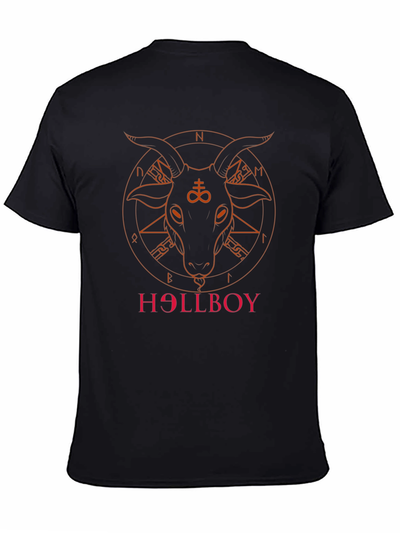 Hellboy Graphic Tee - Goat Sigil T-Shirt
