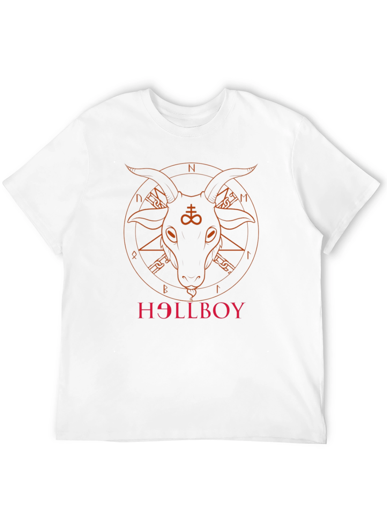 Hellboy Graphic Tee - Goat Sigil T-Shirt