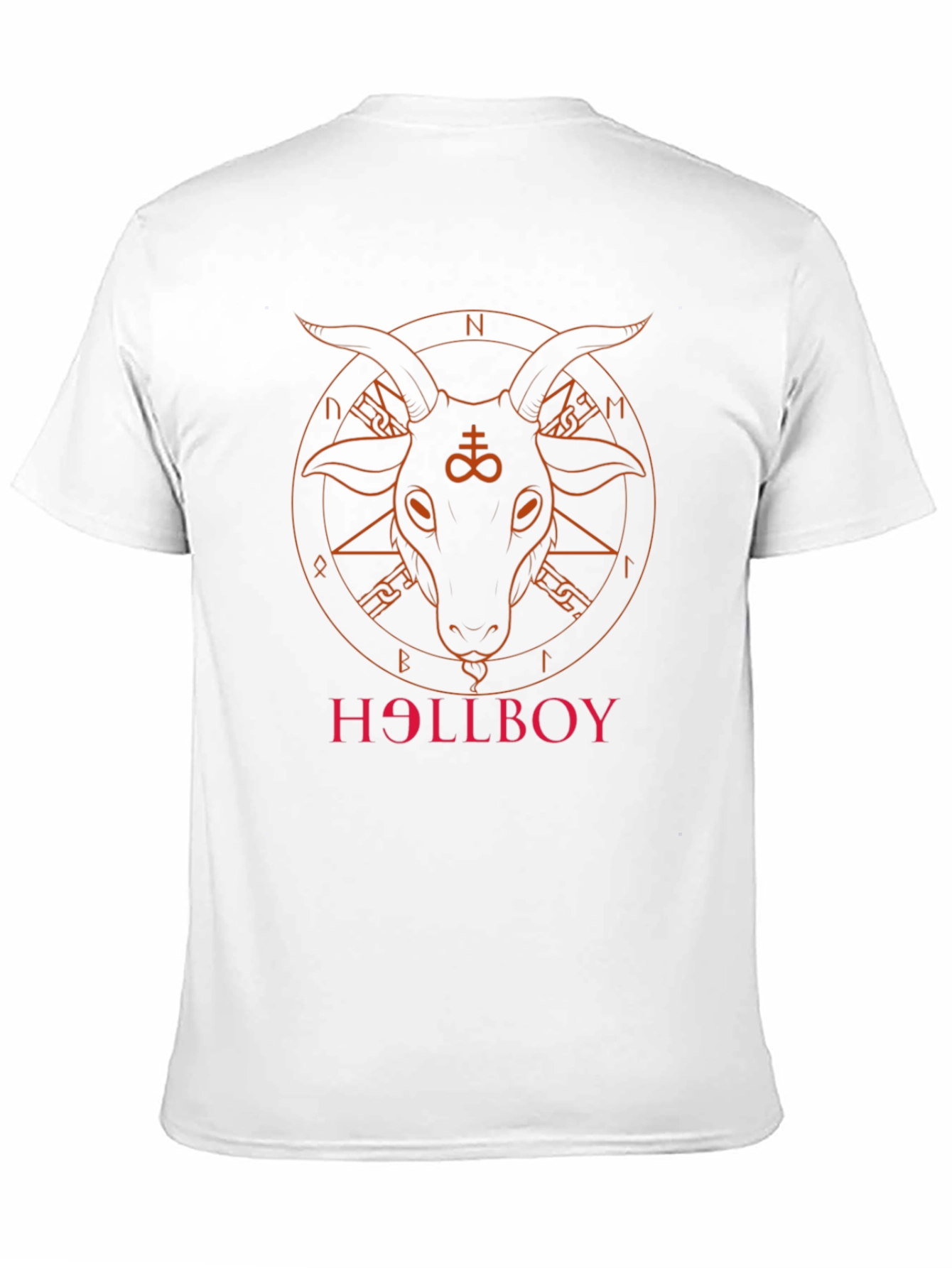 Hellboy Graphic Tee - Goat Sigil T-Shirt