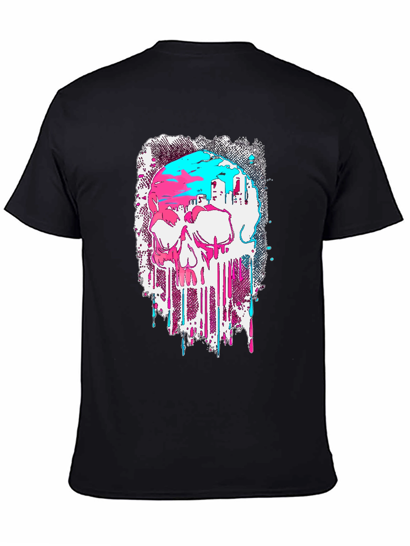 Skull Graphic T-Shirt - Modern Drip Design