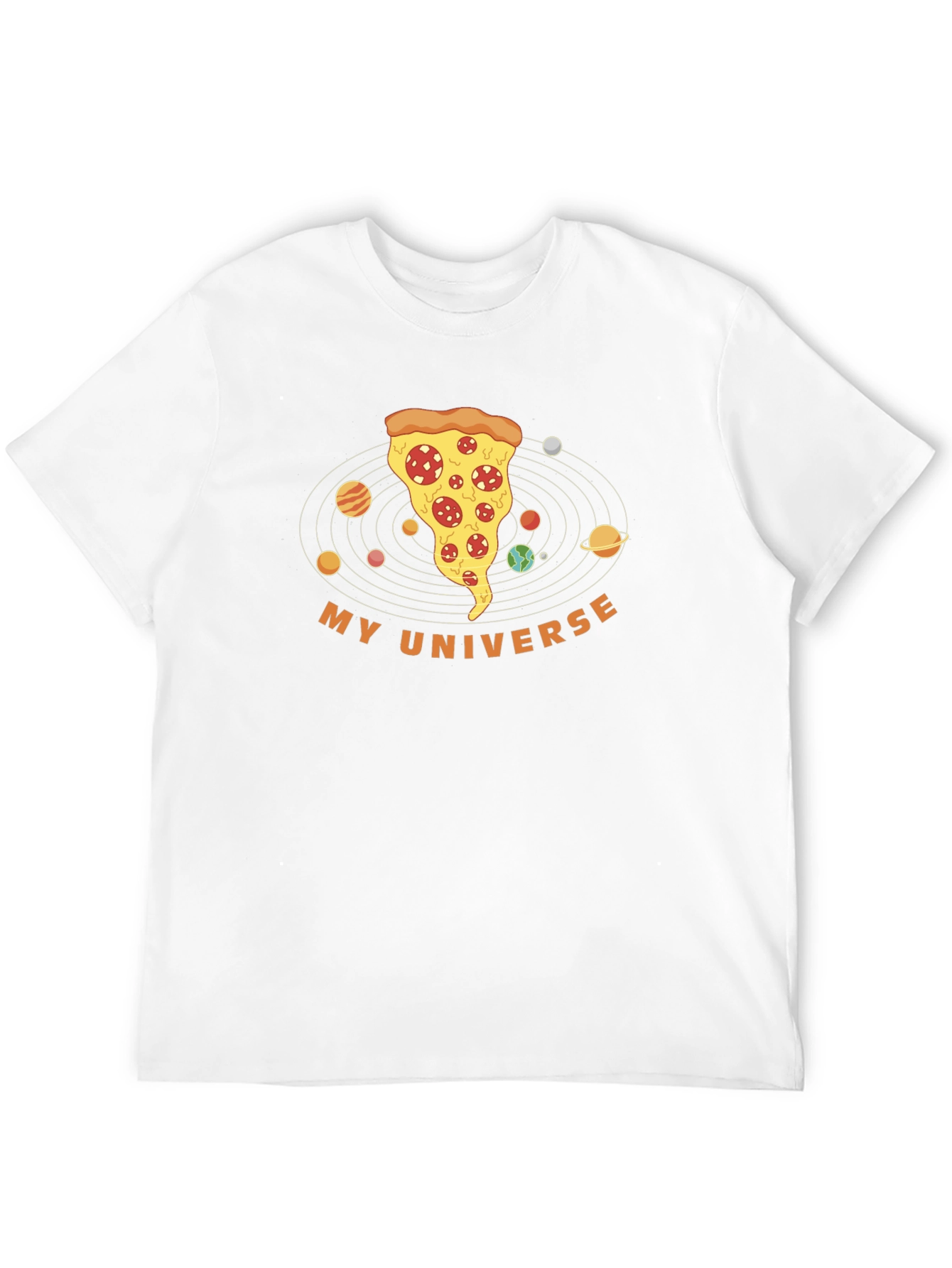 Pizza Universe Graphic T-Shirt