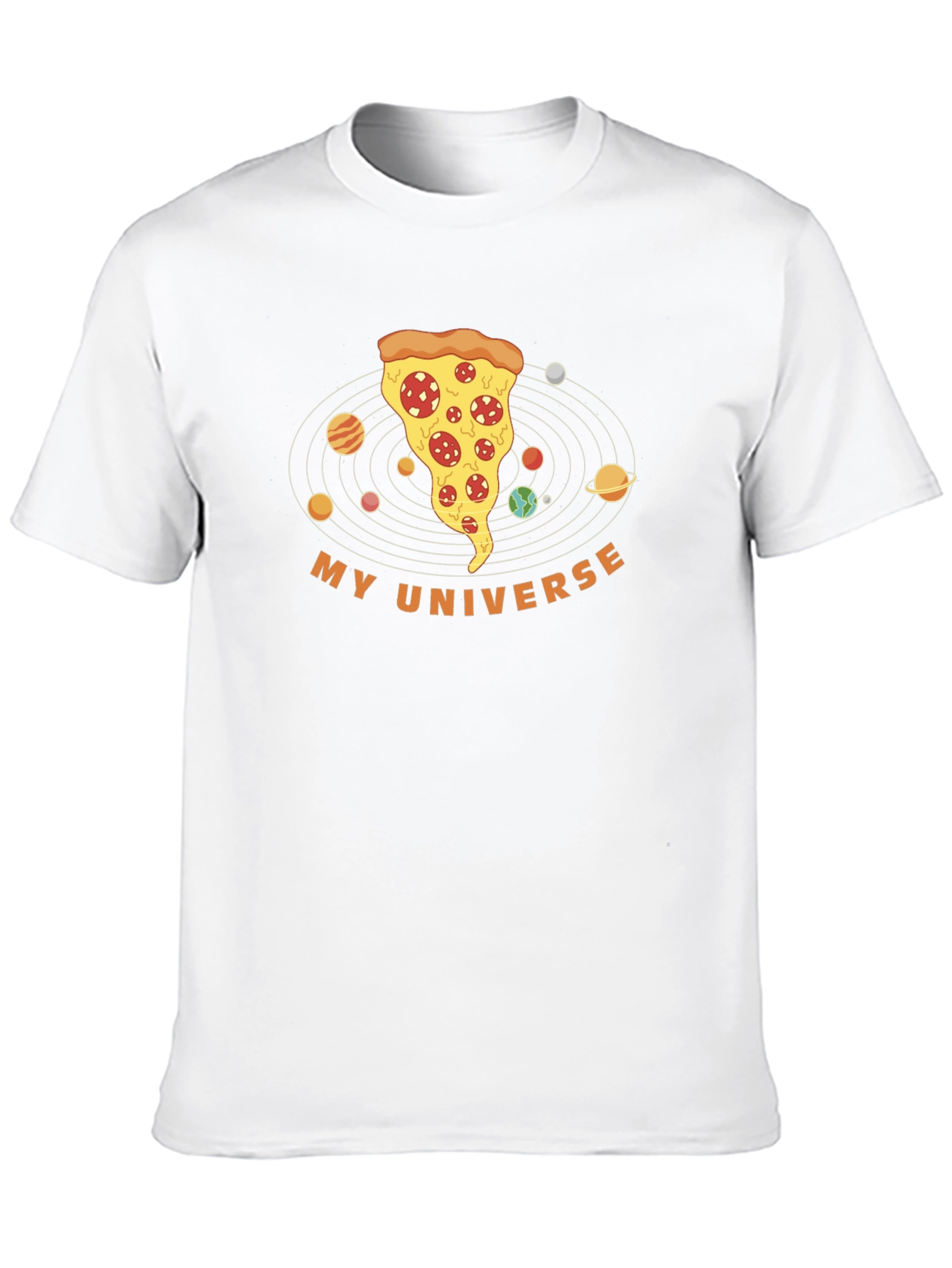 Pizza Universe Graphic T-Shirt