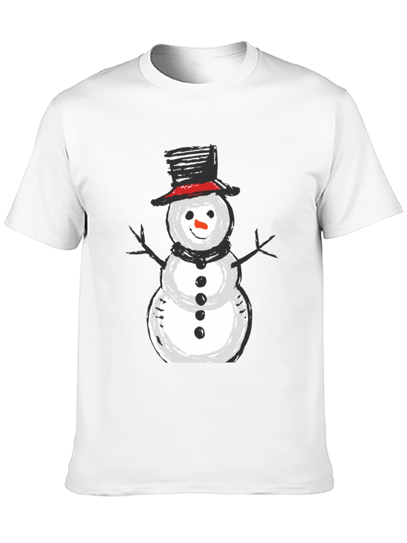 Snowman Graphic Tee - Holiday Fun!