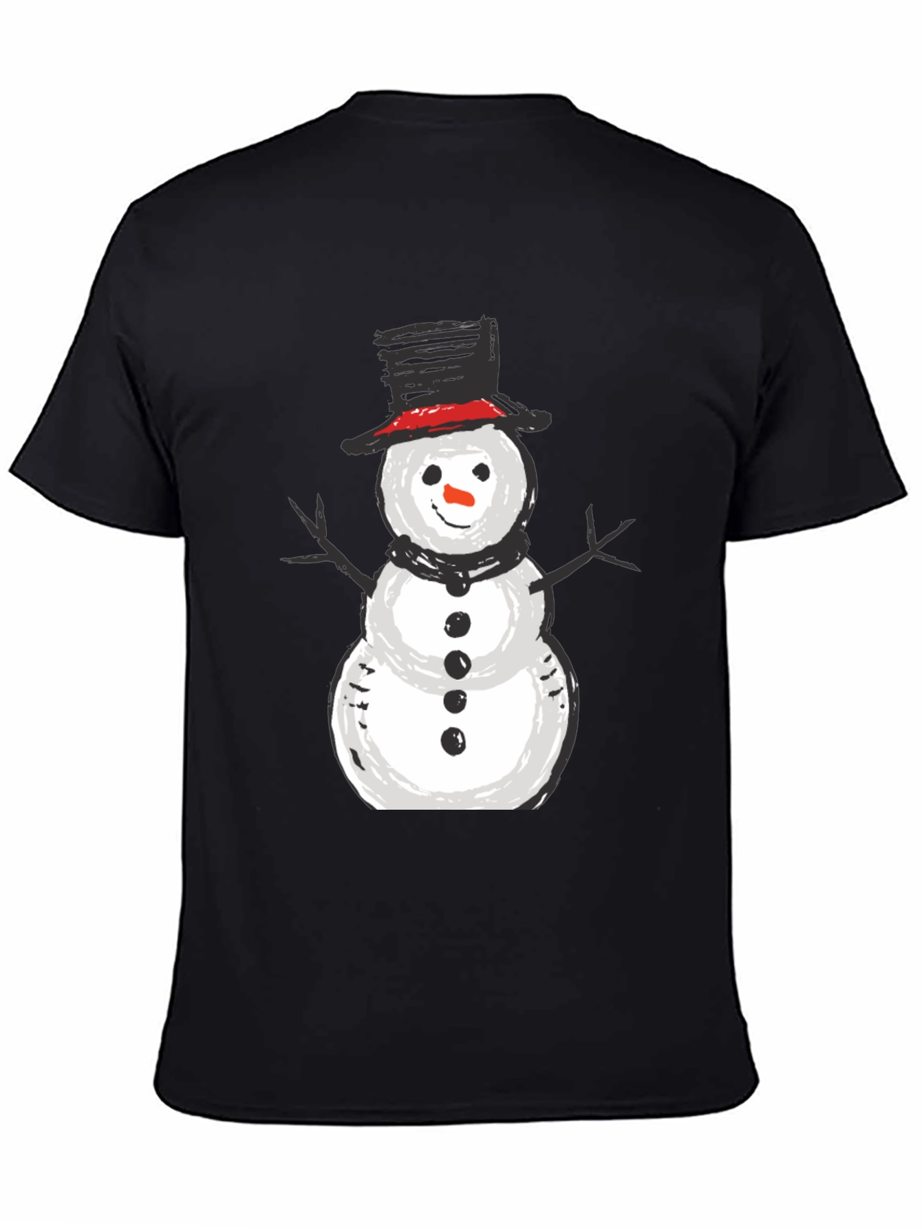 Snowman Graphic Tee - Holiday Fun!