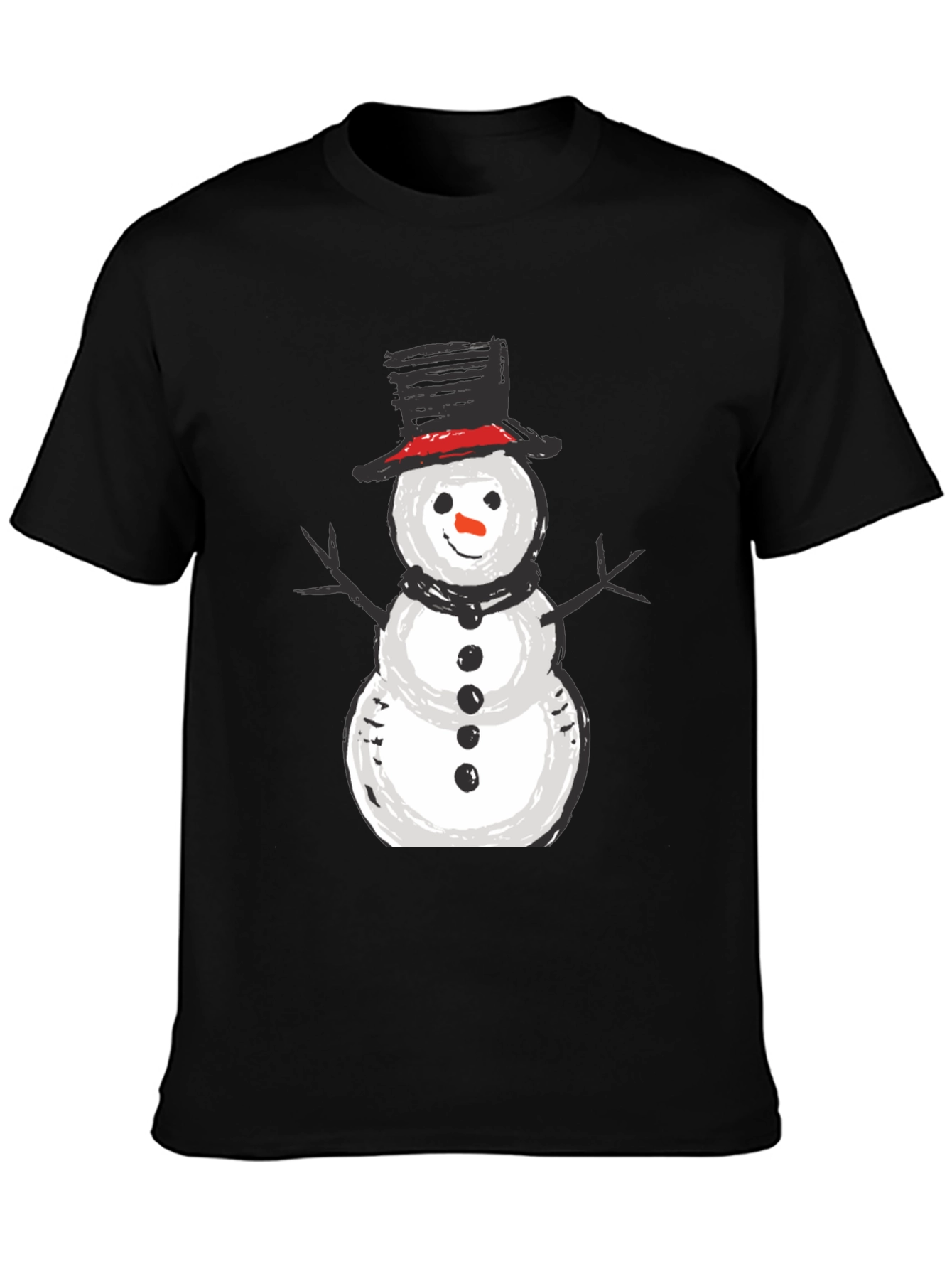 Snowman Graphic Tee - Holiday Fun!