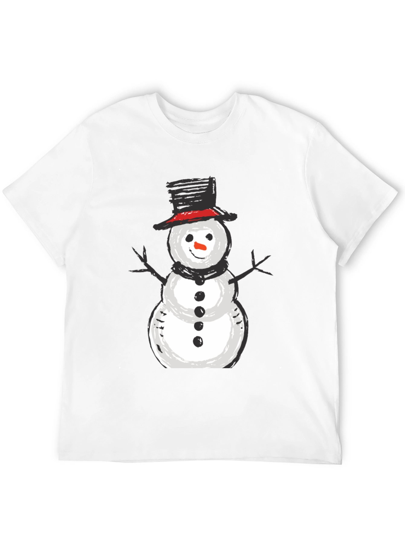 Snowman Graphic Tee - Holiday Fun!