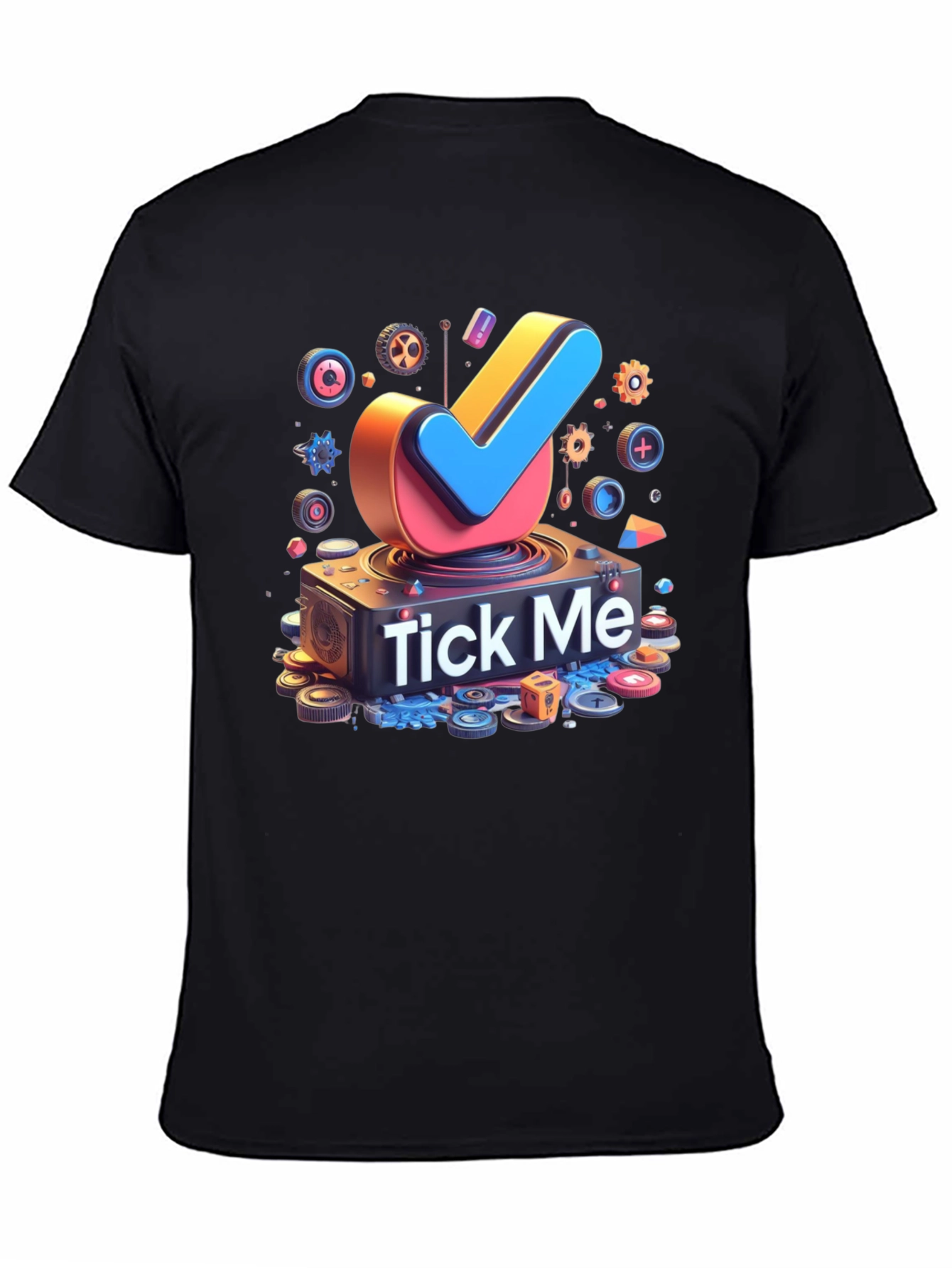 Tick Me Graphic Tee - Bold Design