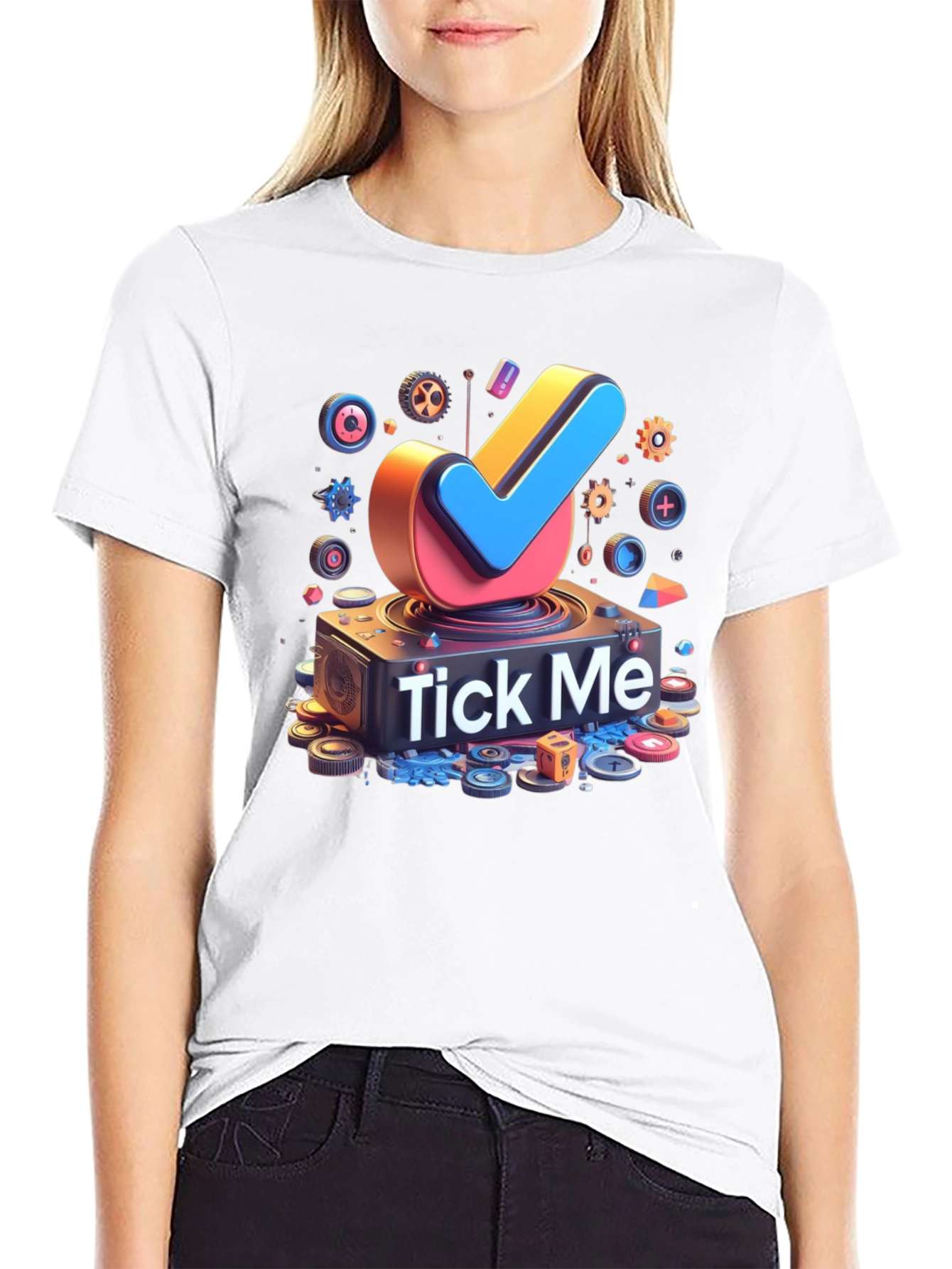 Tick Me Graphic Tee - Bold Design