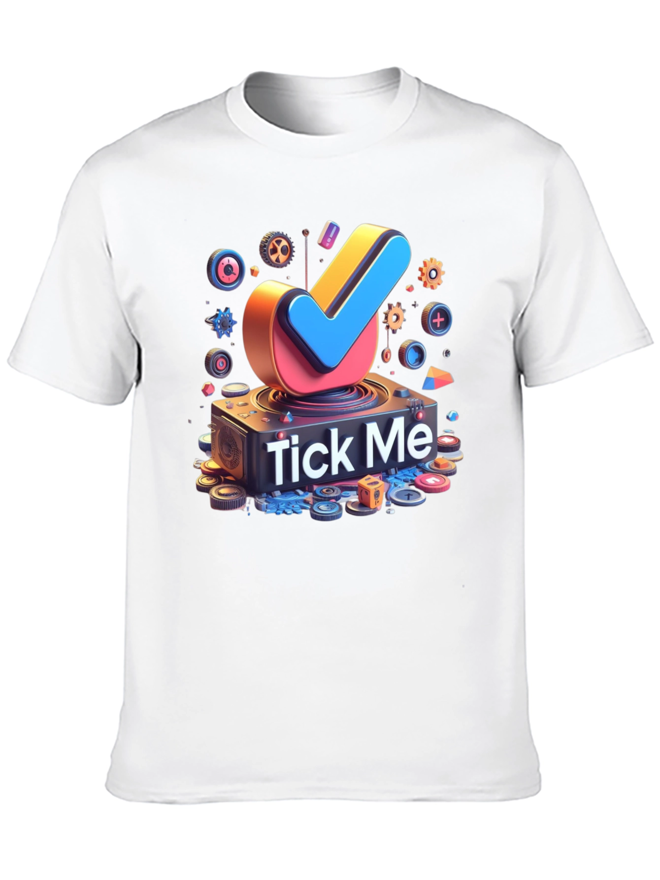 Tick Me Graphic Tee - Bold Design