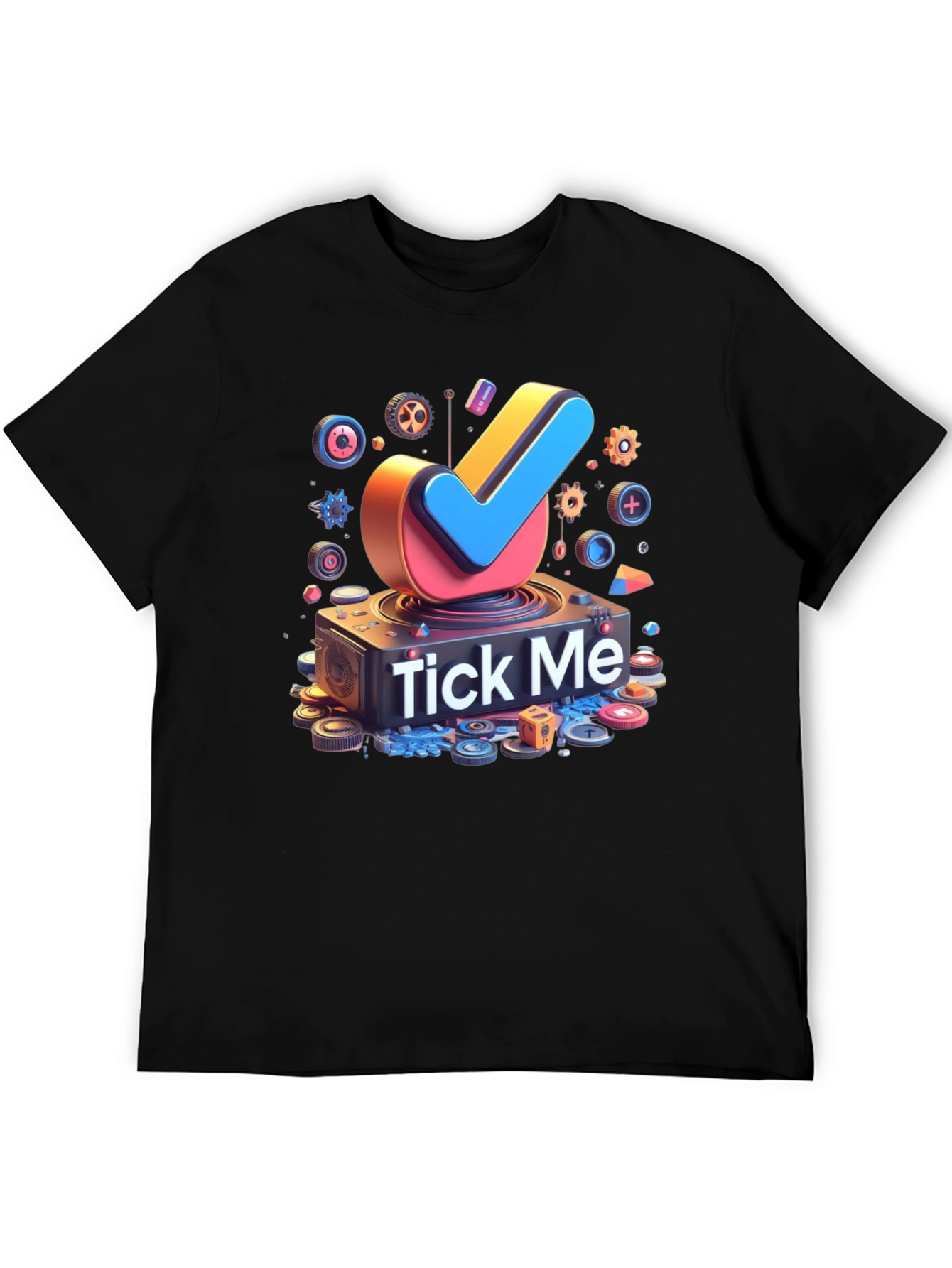 Tick Me Graphic Tee - Bold Design
