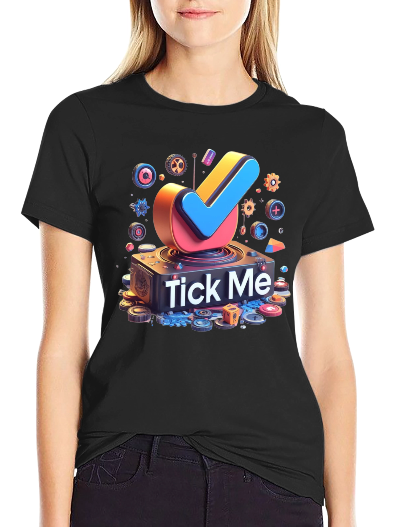 Tick Me Graphic Tee - Bold Design