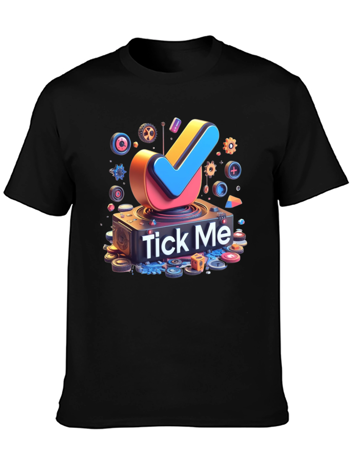 Tick Me Graphic Tee - Bold Design