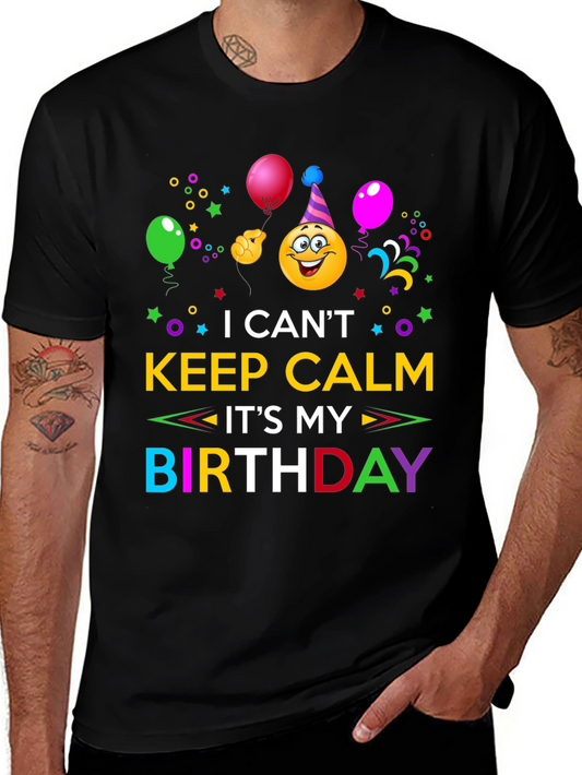 Birthday Emoji Graphic T-Shirt