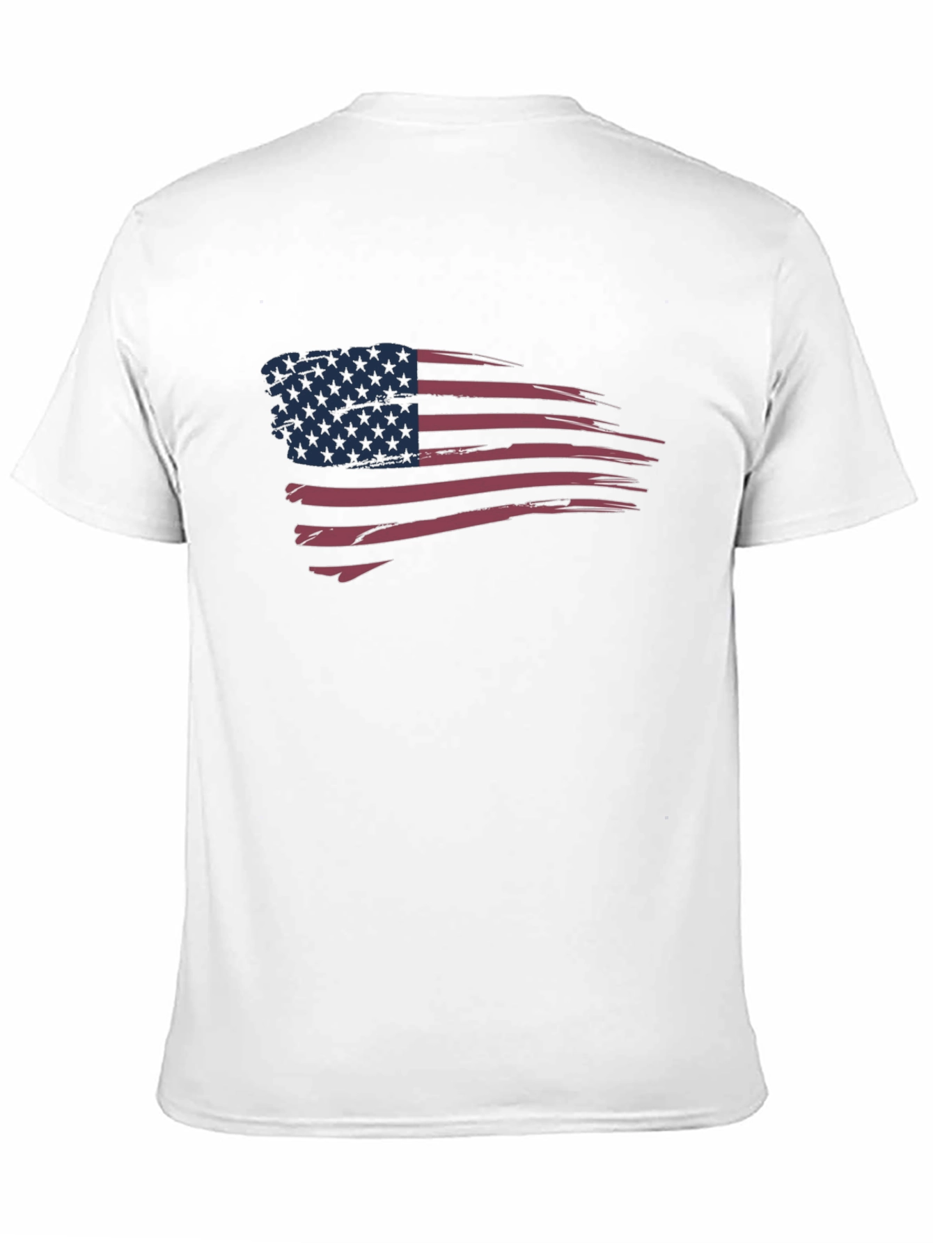 Distressed American Flag Graphic T-Shirt