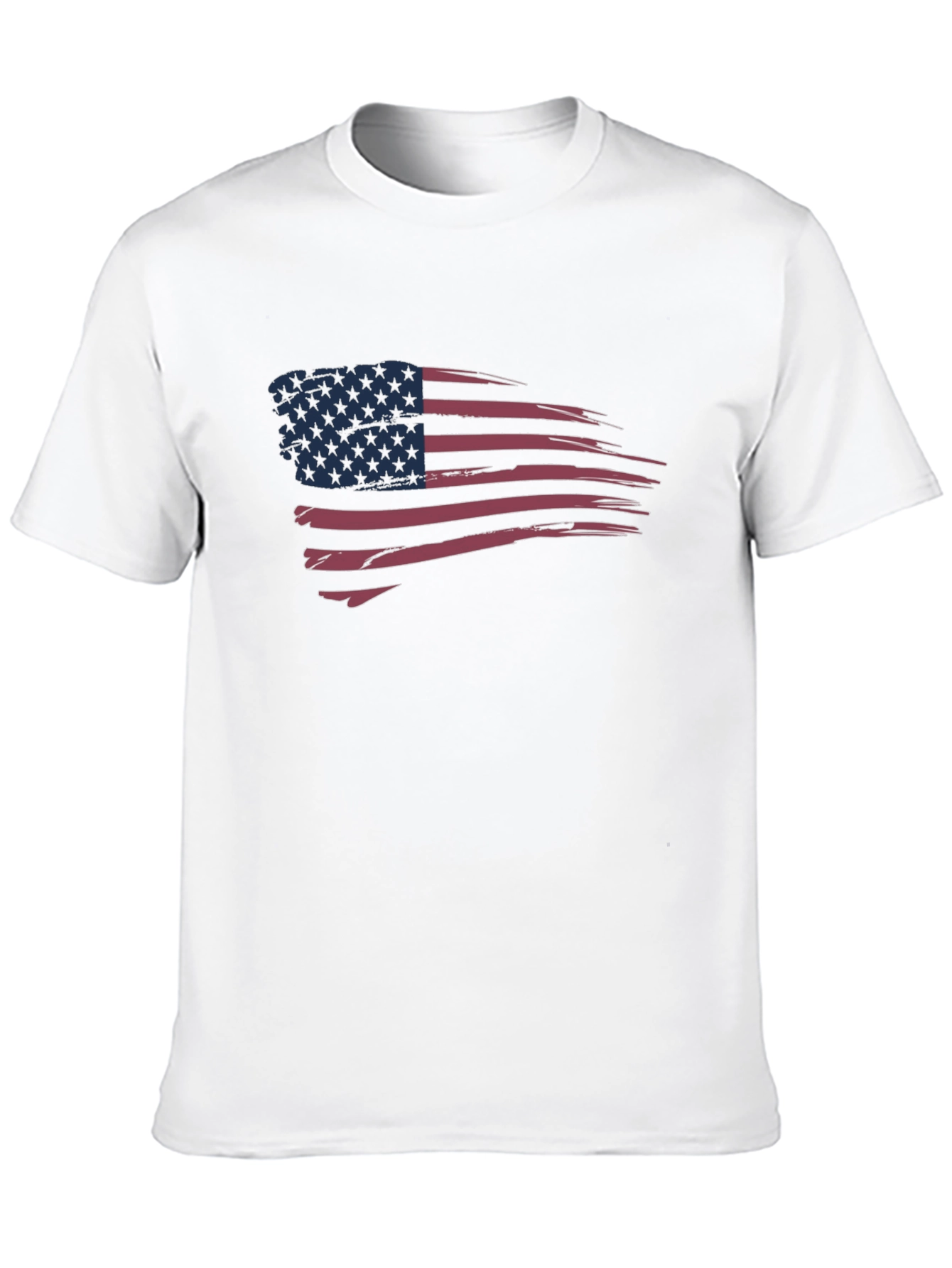Distressed American Flag Graphic T-Shirt
