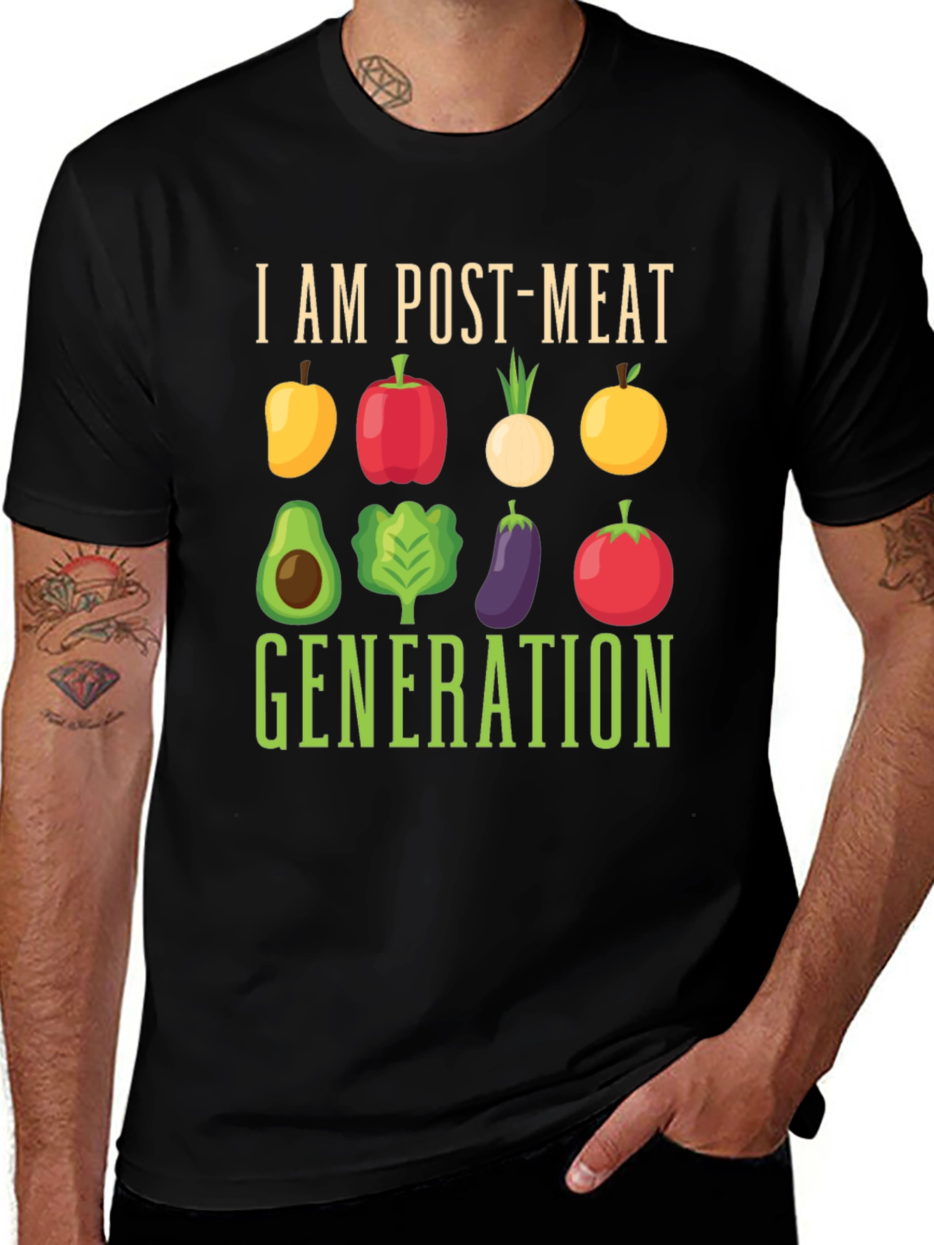 Post-Meat Generation Vegetarian T-Shirt
