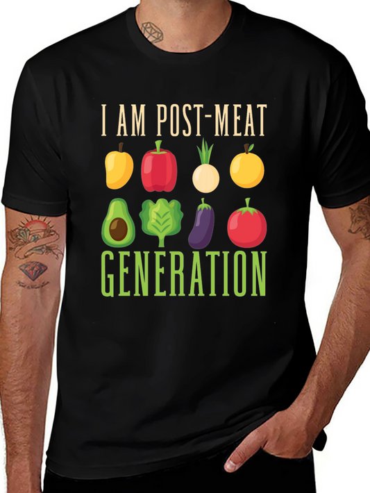 Post-Meat Generation Vegetarian T-Shirt