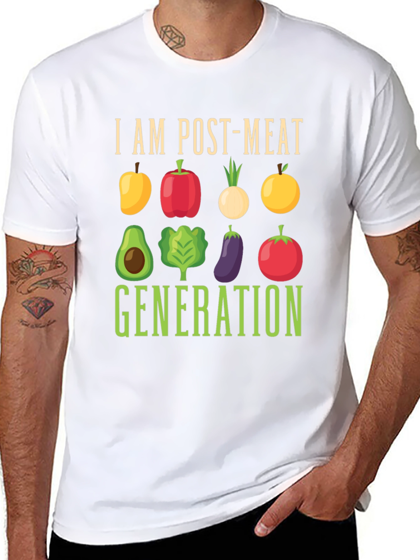 Post-Meat Generation Vegetarian T-Shirt