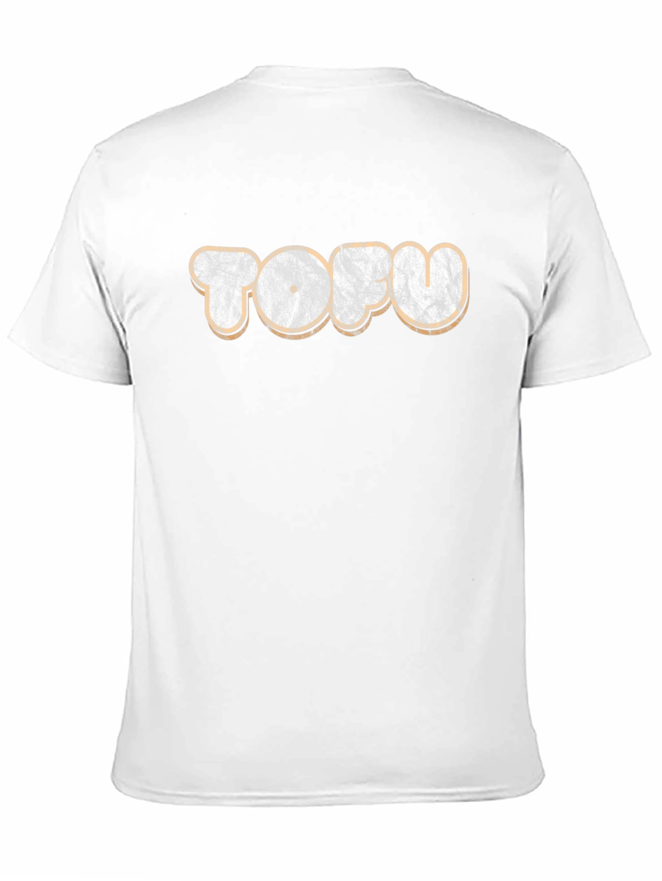 Retro Tofu Graphic Tee - Unisex Black T-Shirt