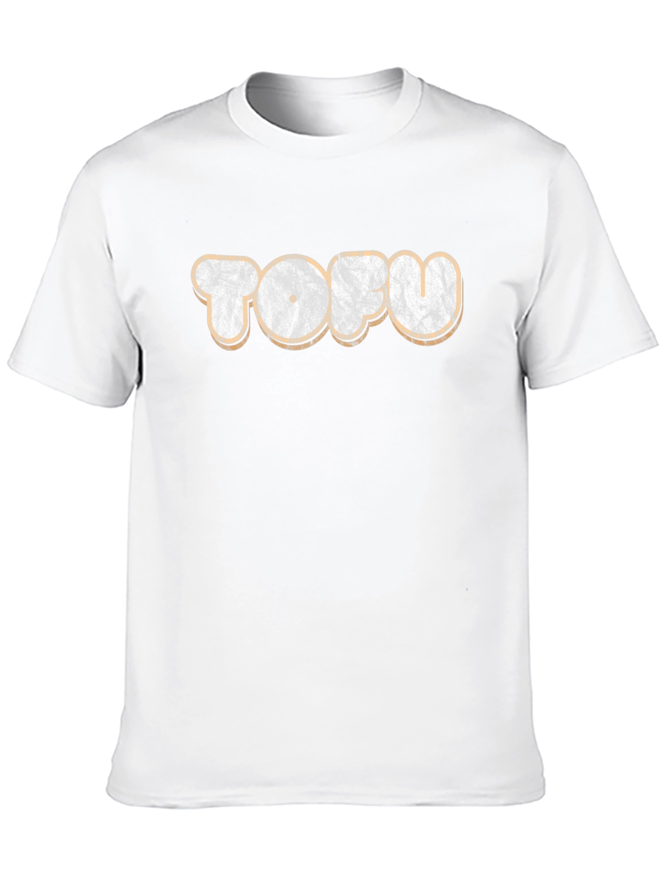 Retro Tofu Graphic Tee - Unisex Black T-Shirt