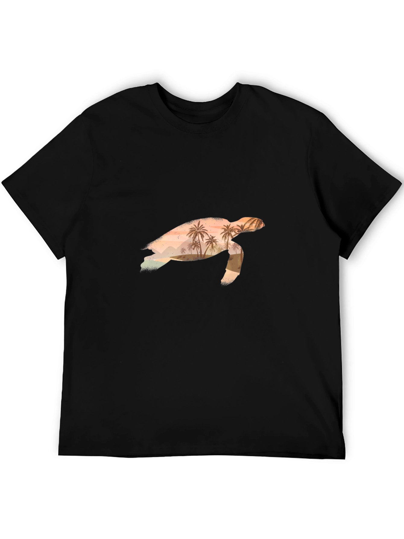 Tropical Turtle Graphic Tee - Coastal Vibes