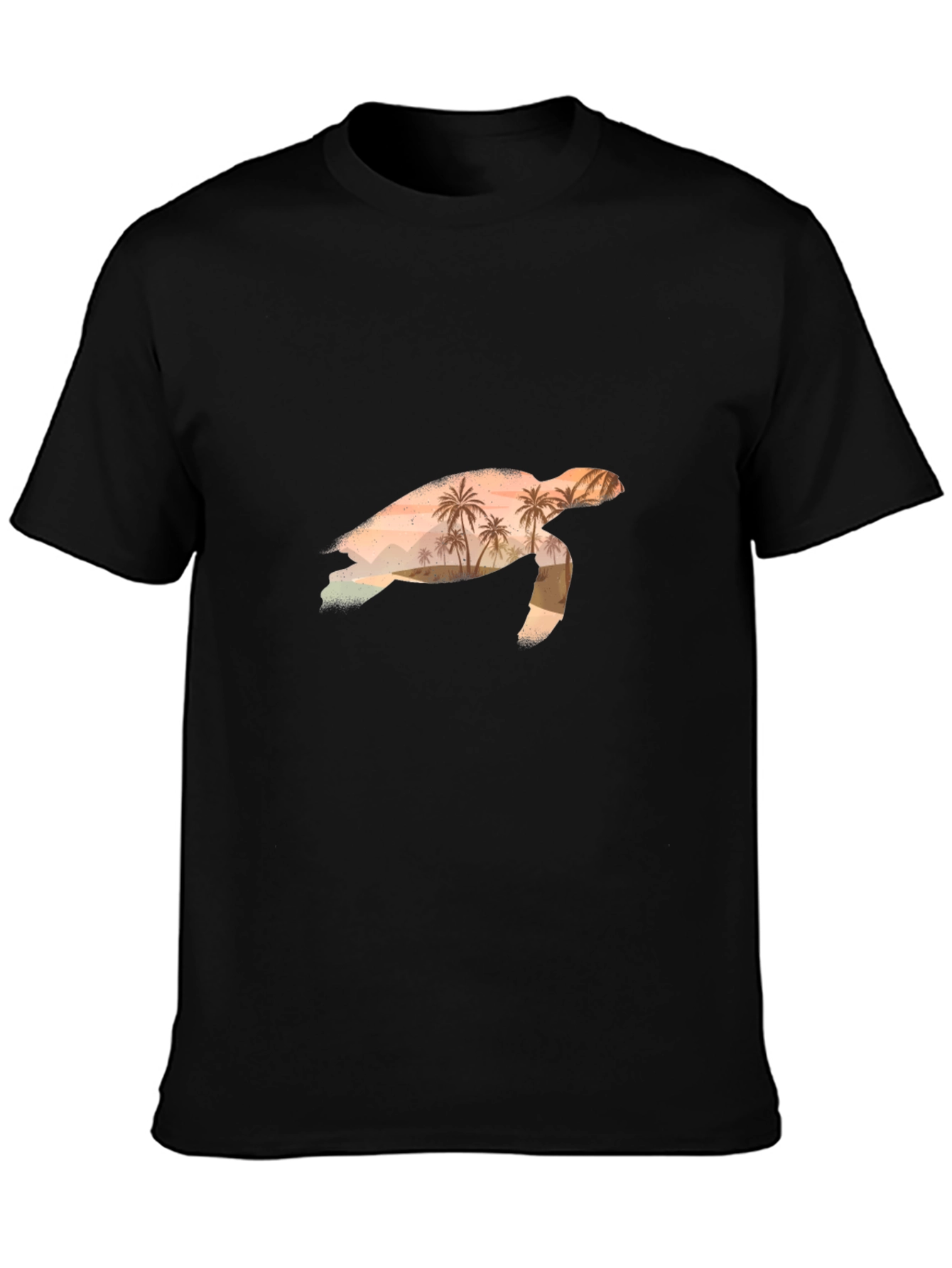 Tropical Turtle Graphic Tee - Coastal Vibes