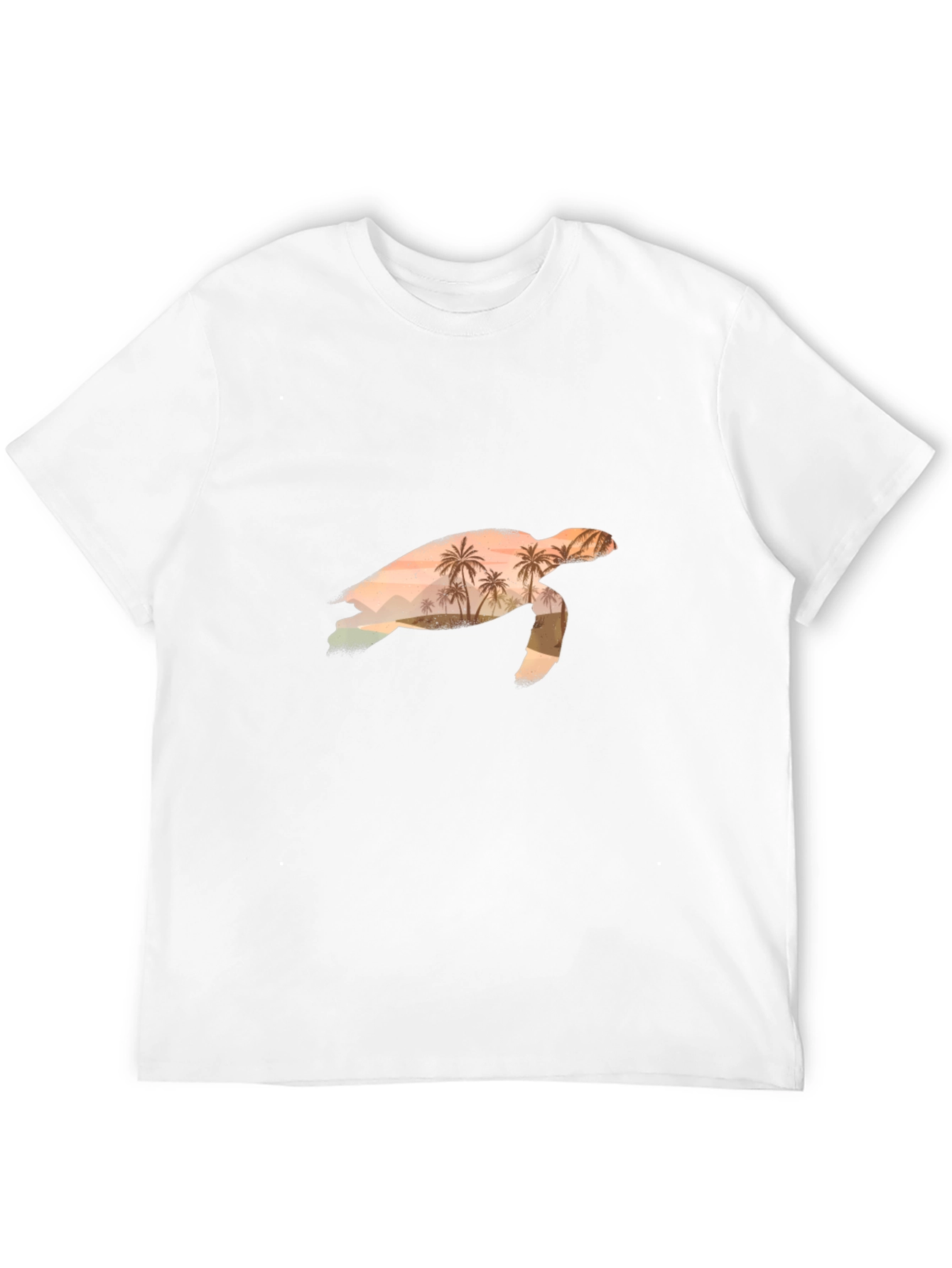 Tropical Turtle Graphic Tee - Coastal Vibes