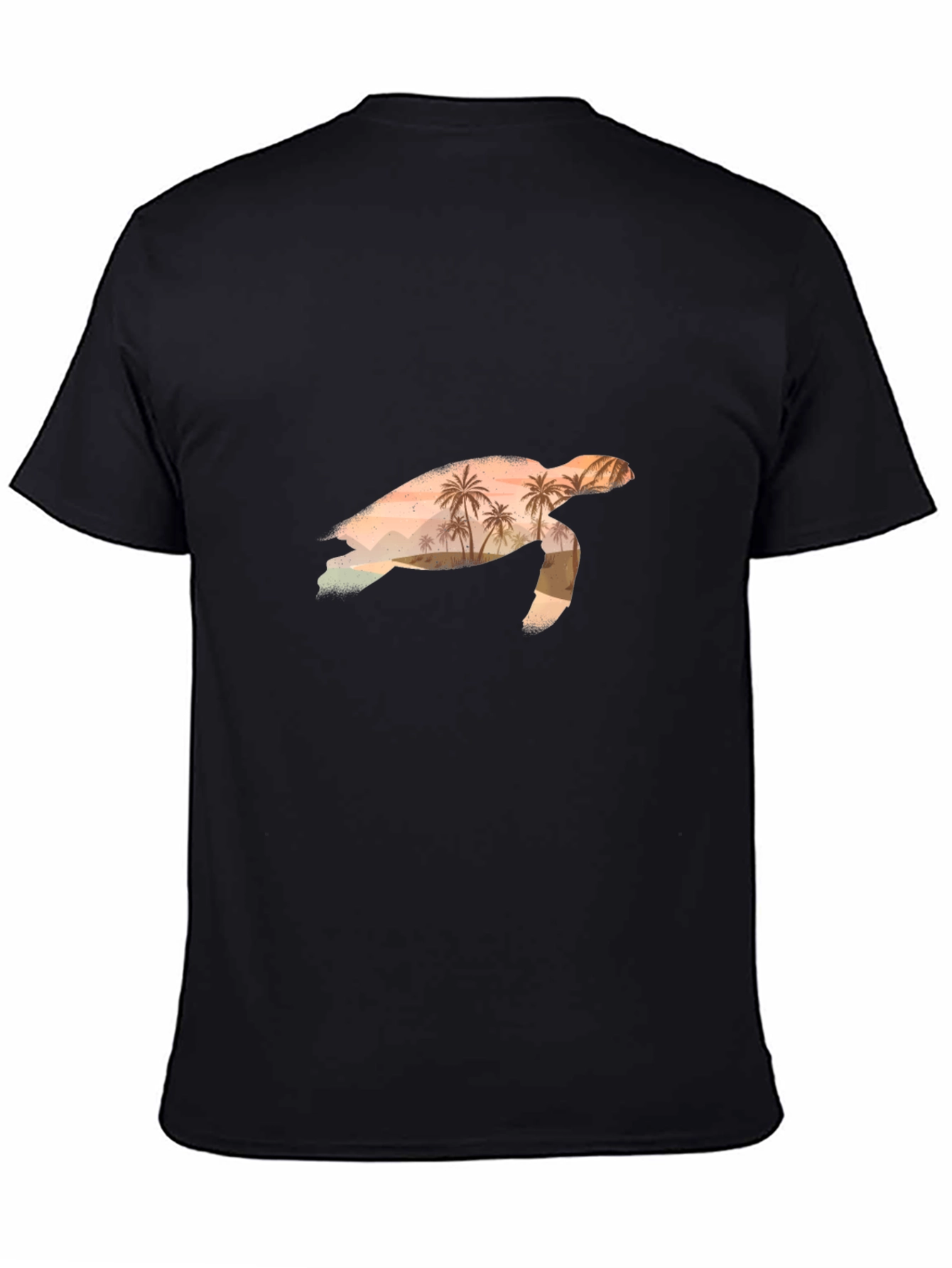 Tropical Turtle Graphic Tee - Coastal Vibes