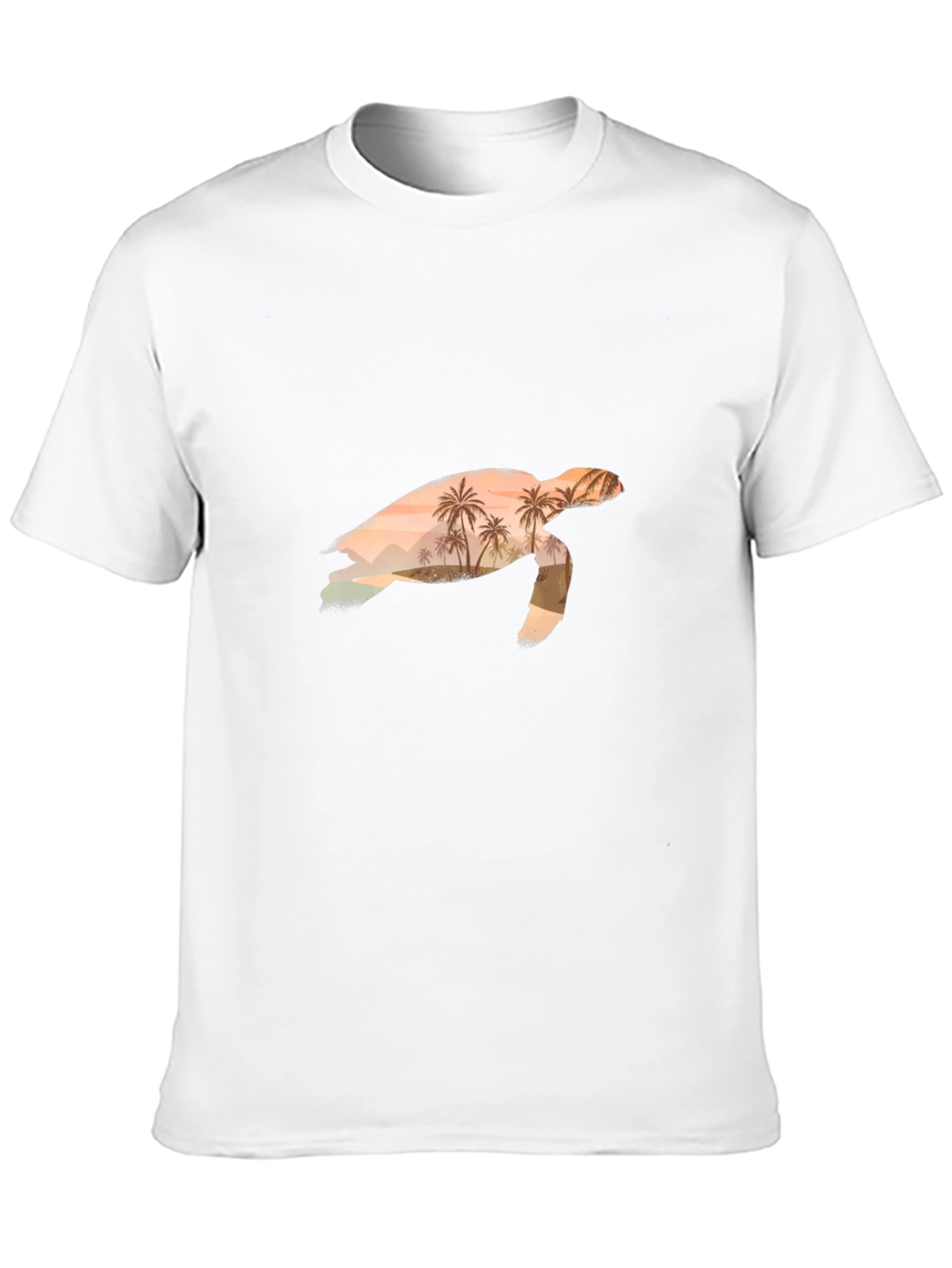 Tropical Turtle Graphic Tee - Coastal Vibes
