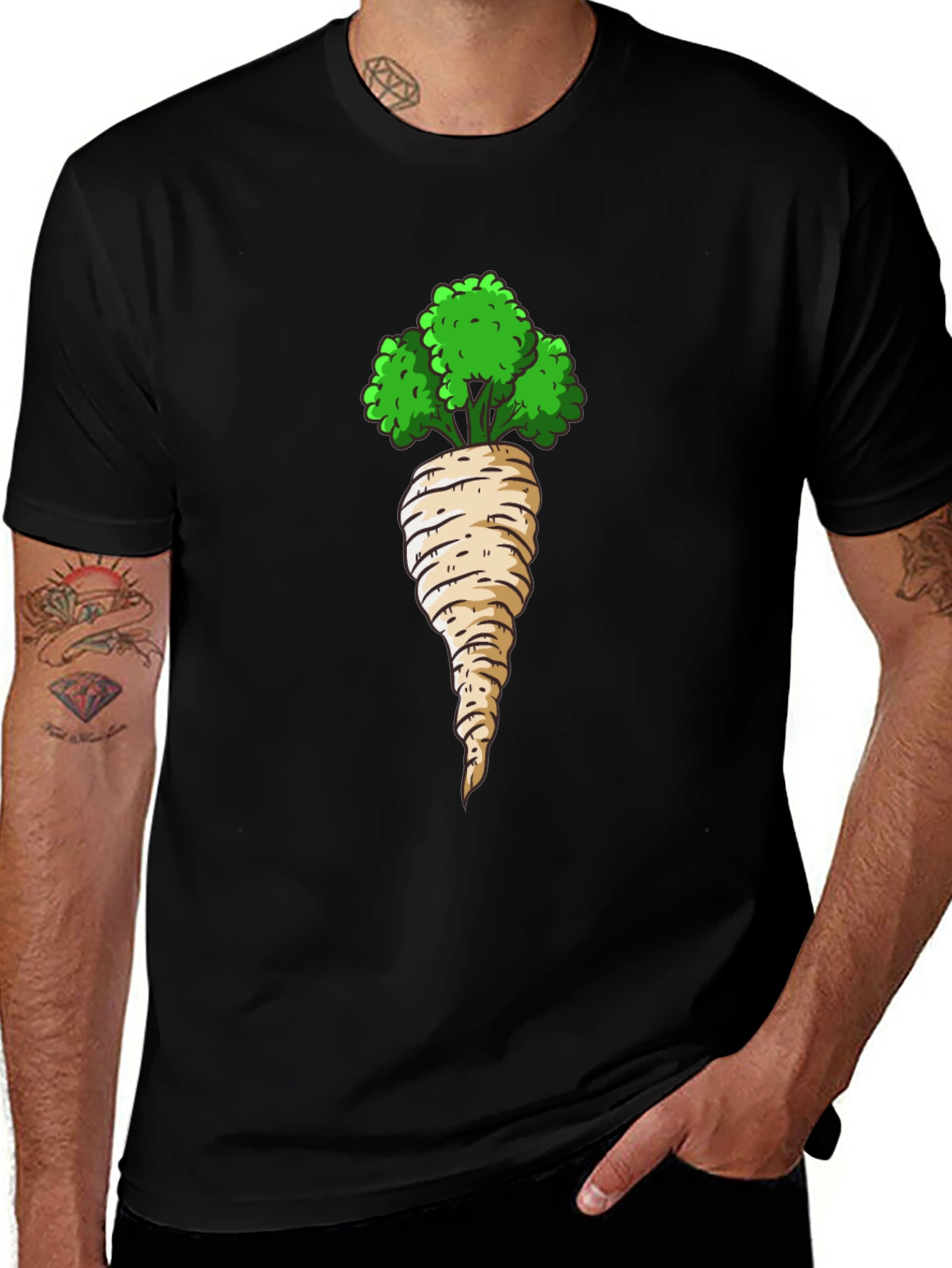 Radish Graphic Tee - Unique Foodie Fashion