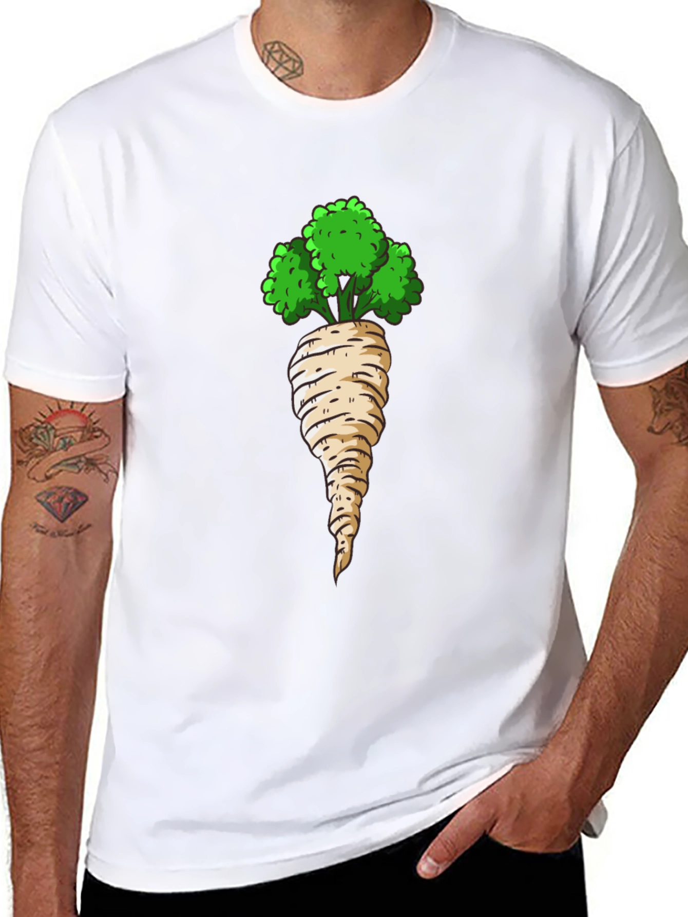 Radish Graphic Tee - Unique Foodie Fashion