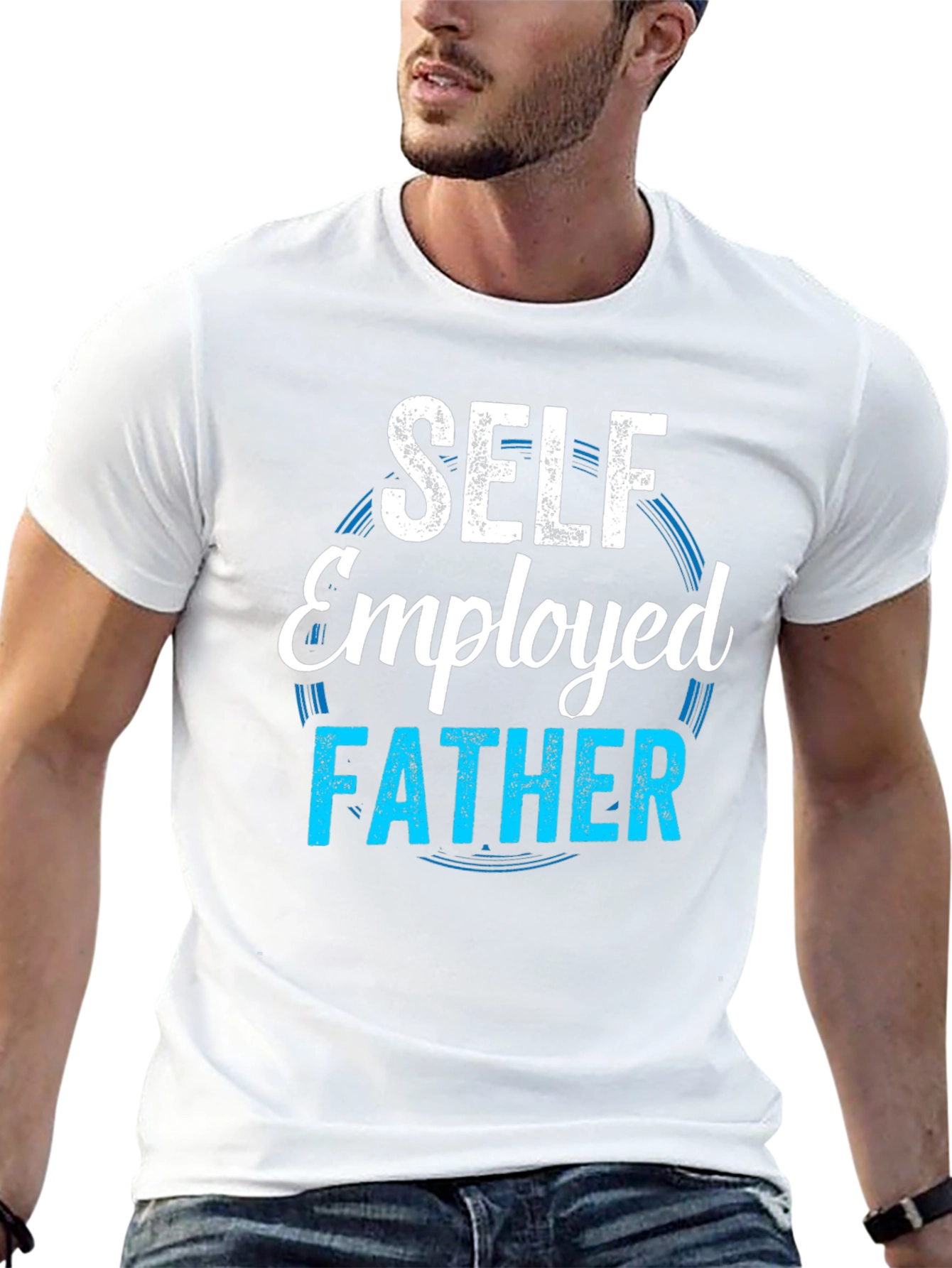 Self Employed Father T-Shirt - Cool Dad Tee
