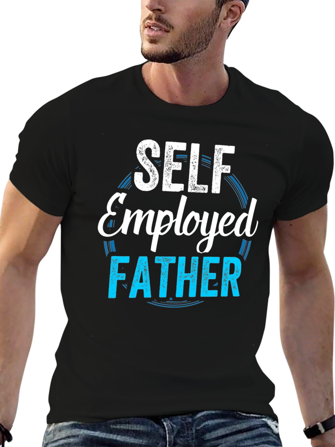 Self Employed Father T-Shirt - Cool Dad Tee