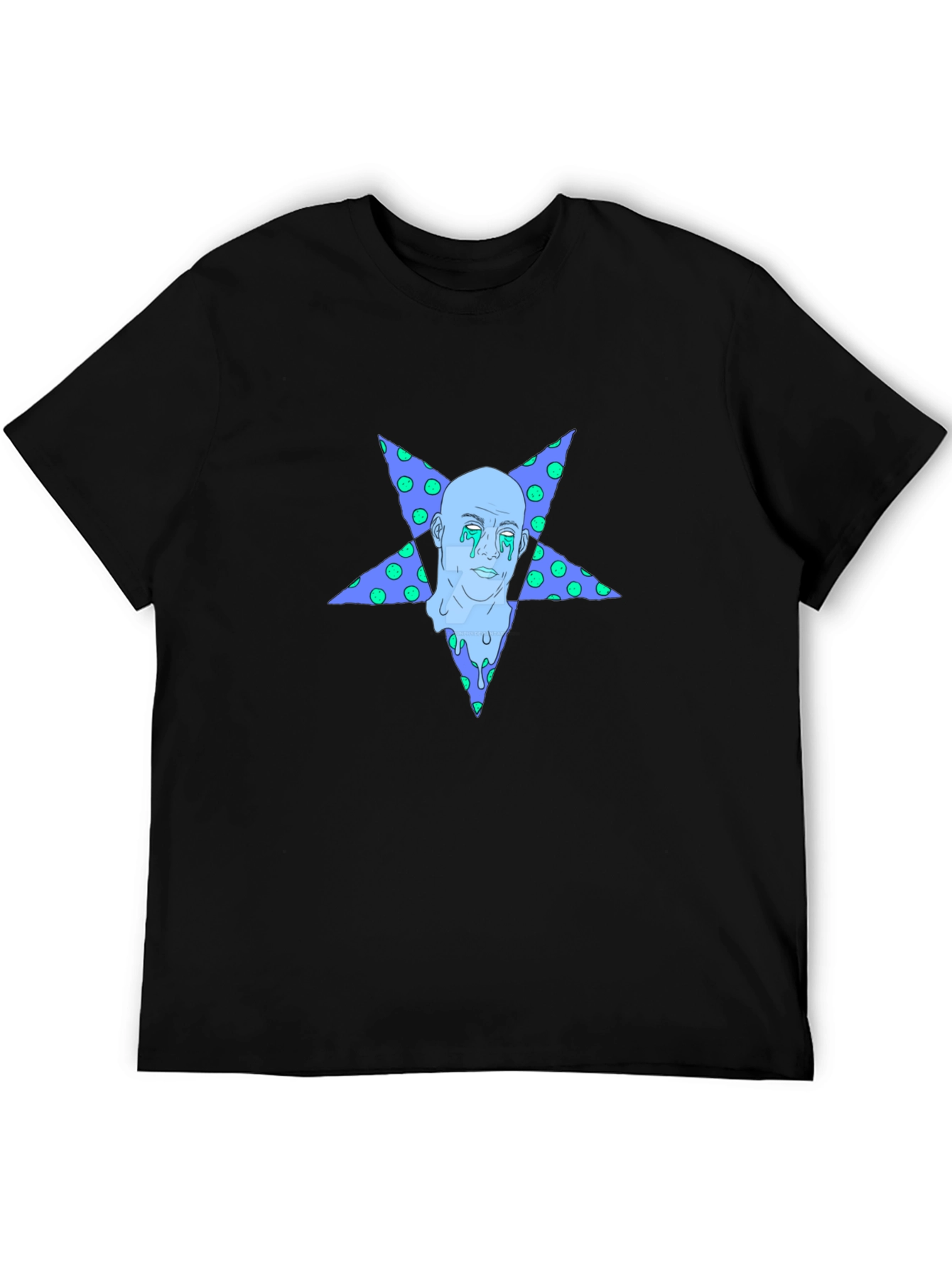 Starman Graphic Tee - Unique Mens Black T-Shirt