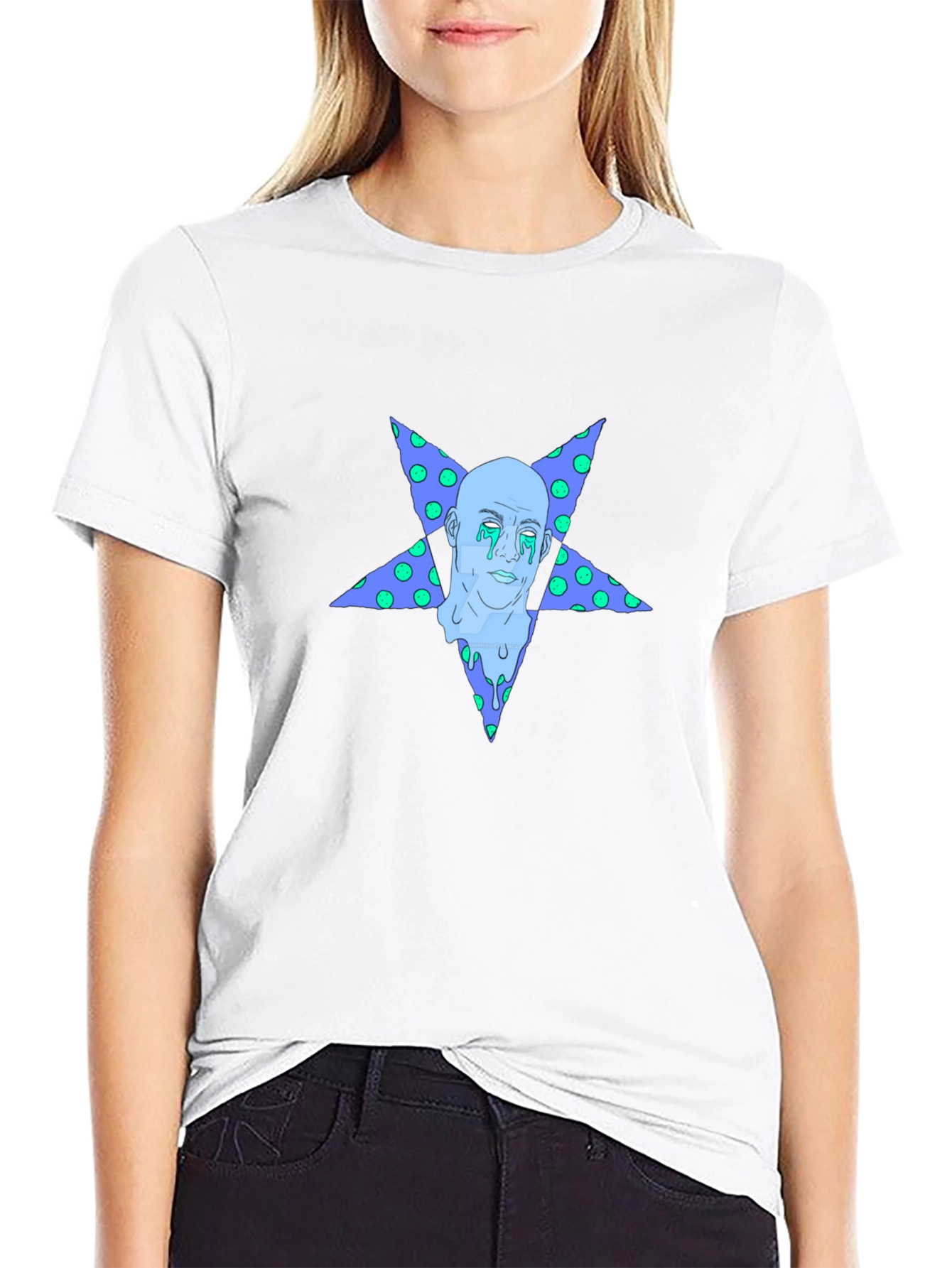 Starman Graphic Tee - Unique Mens Black T-Shirt