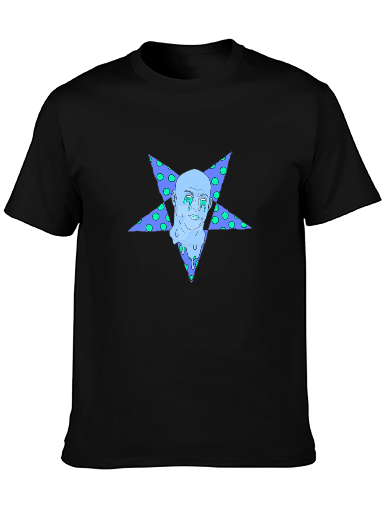 Starman Graphic Tee - Unique Mens Black T-Shirt