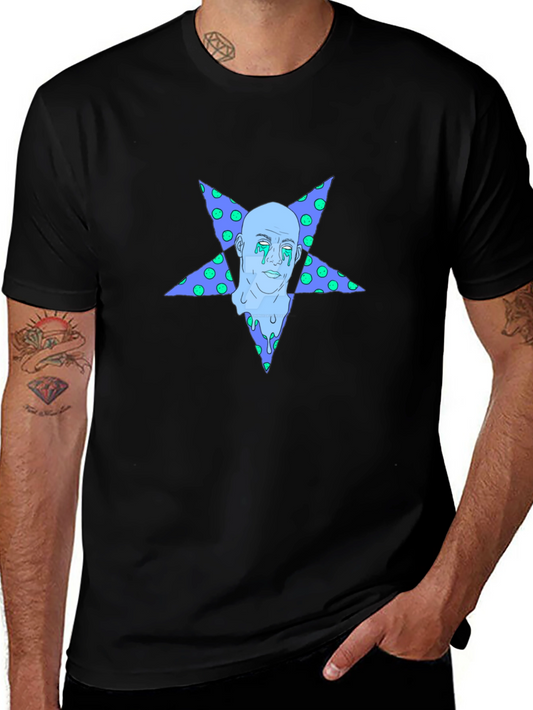 Starman Graphic Tee - Unique Mens Black T-Shirt