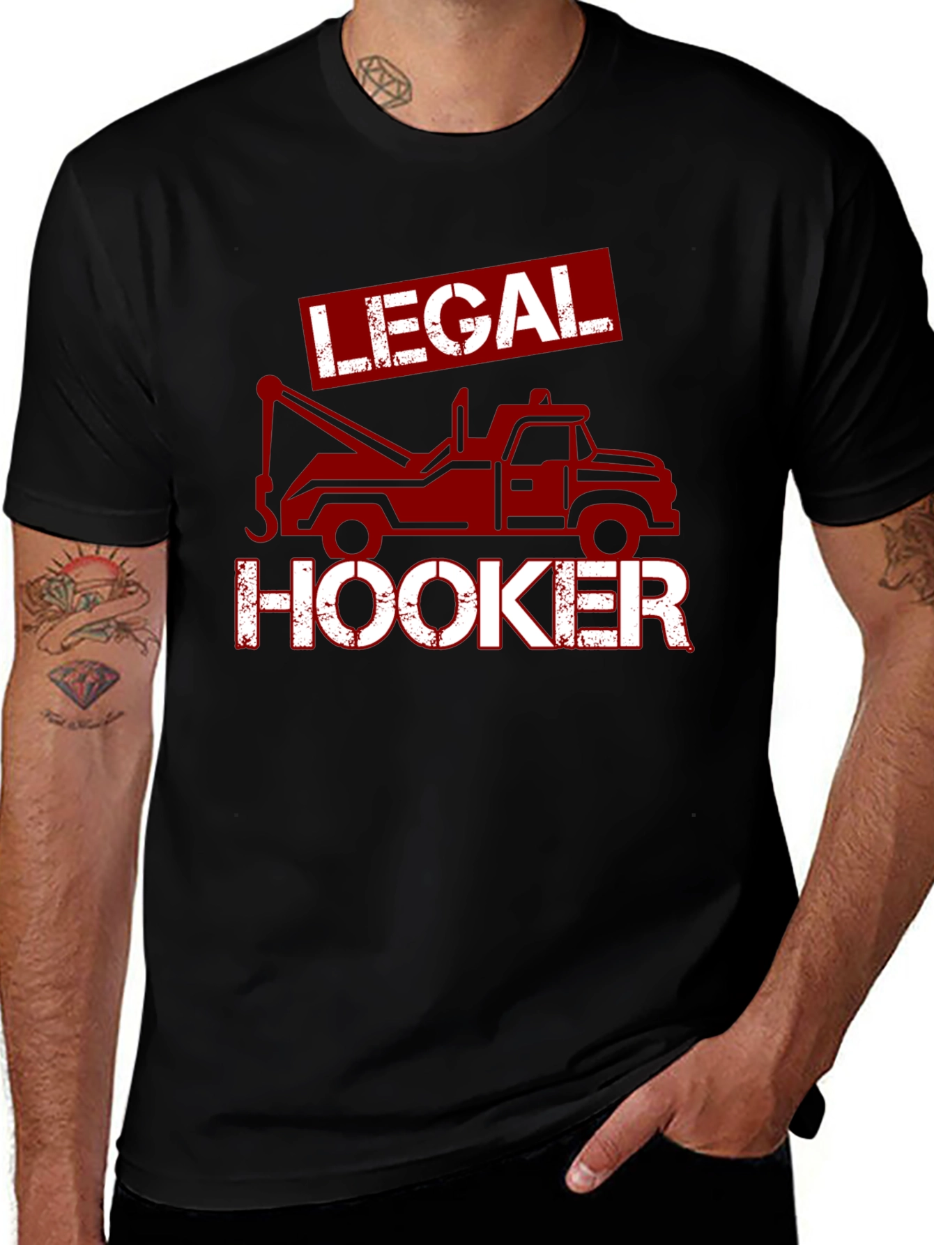 Legal Hooker Tow Truck T-Shirt