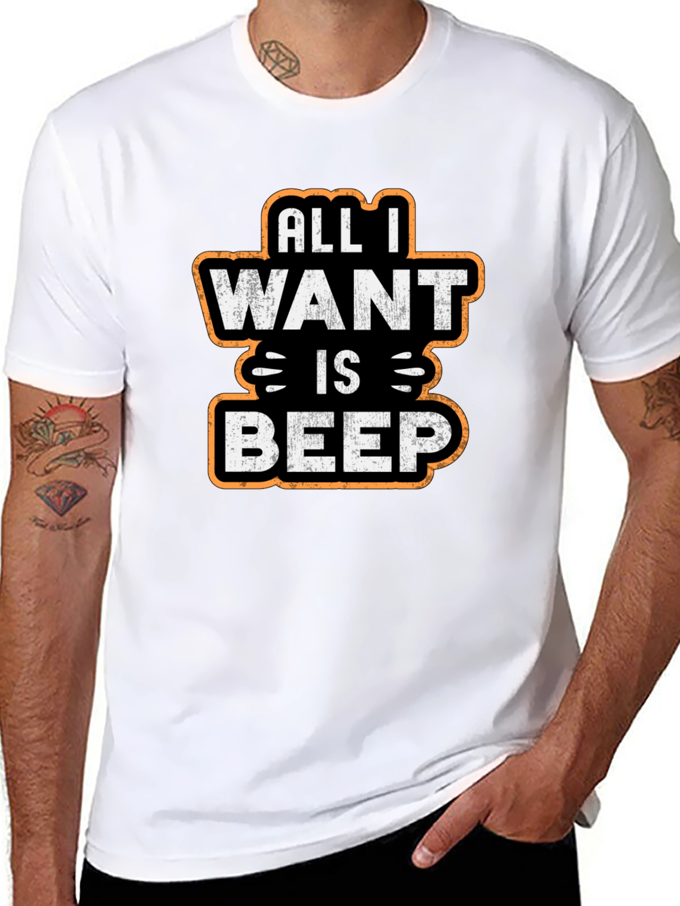 All I Want Is Beep - Graphic T-Shirt