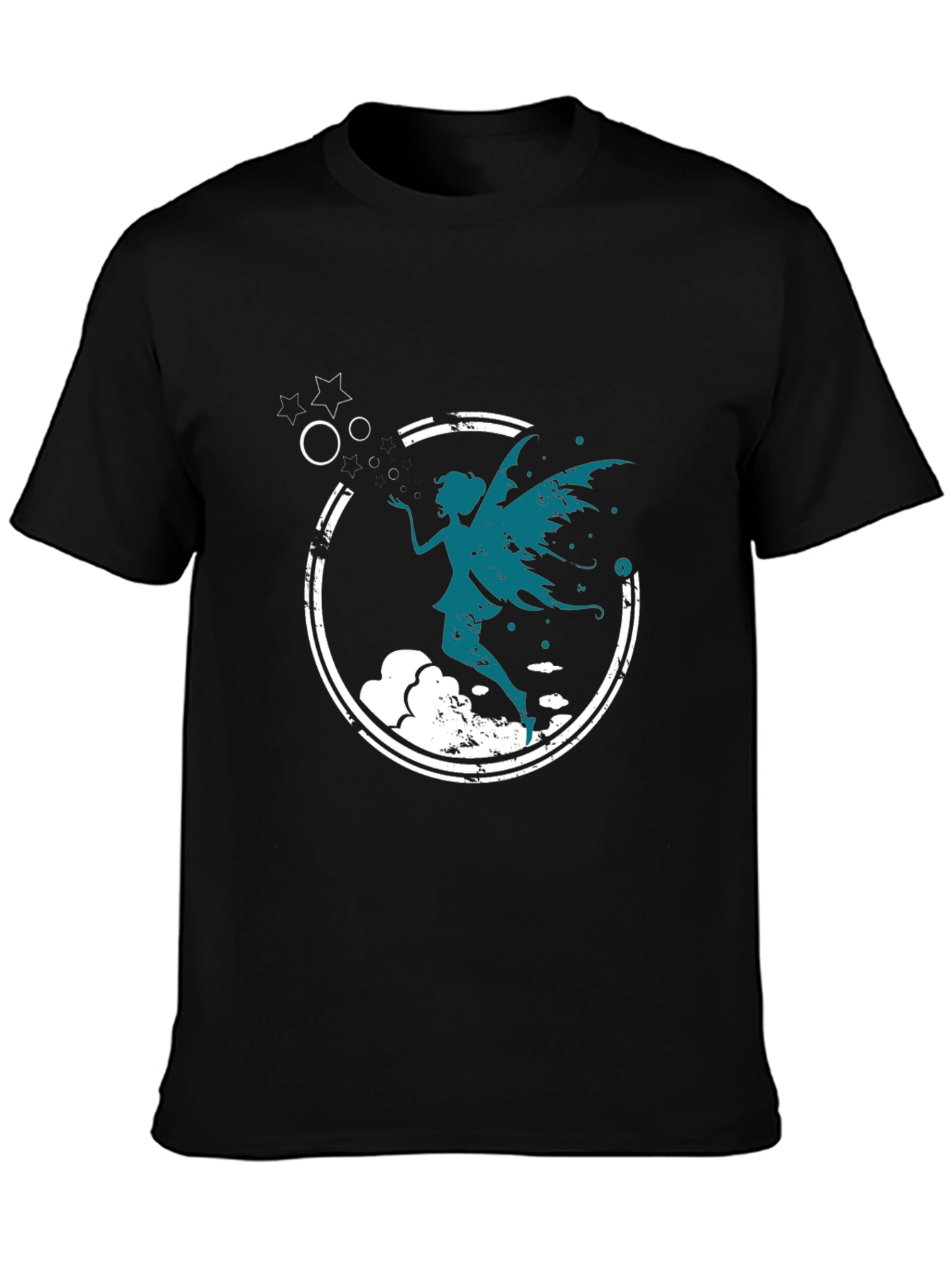 Fairy Silhouette Black T-Shirt