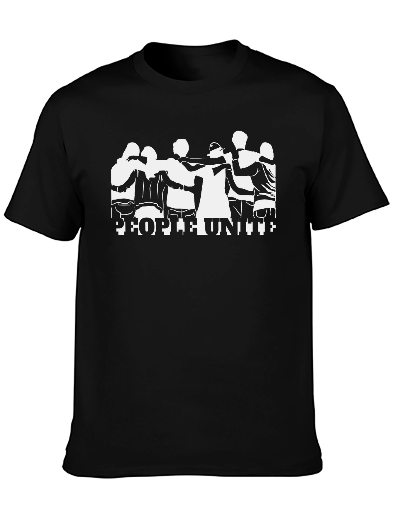 People United Graphic Tee - Black