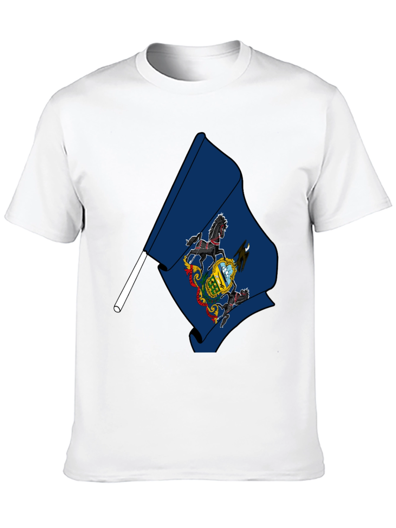 Pennsylvania State Flag T-Shirt - Patriotic Pride