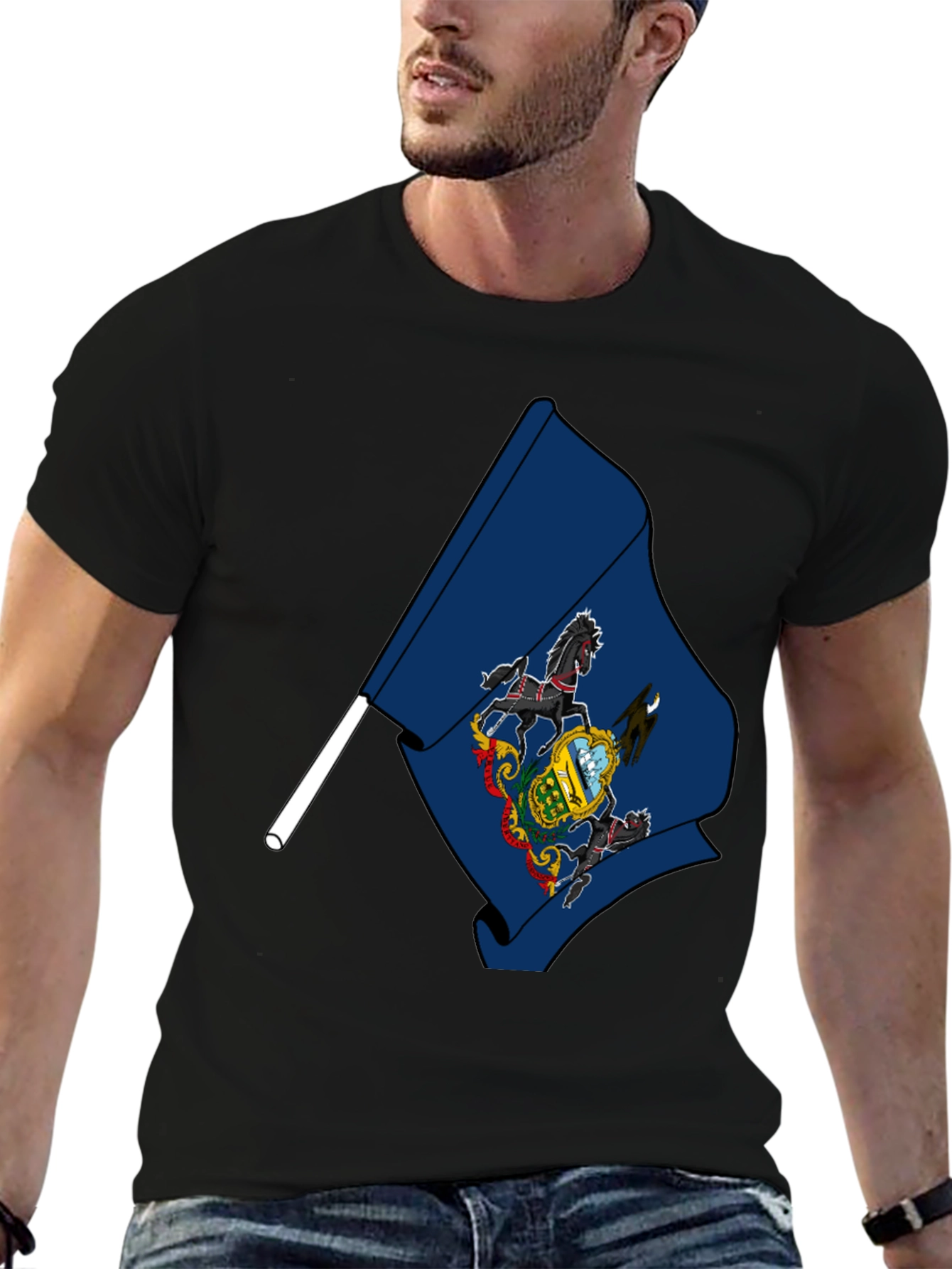 Pennsylvania State Flag T-Shirt - Patriotic Pride