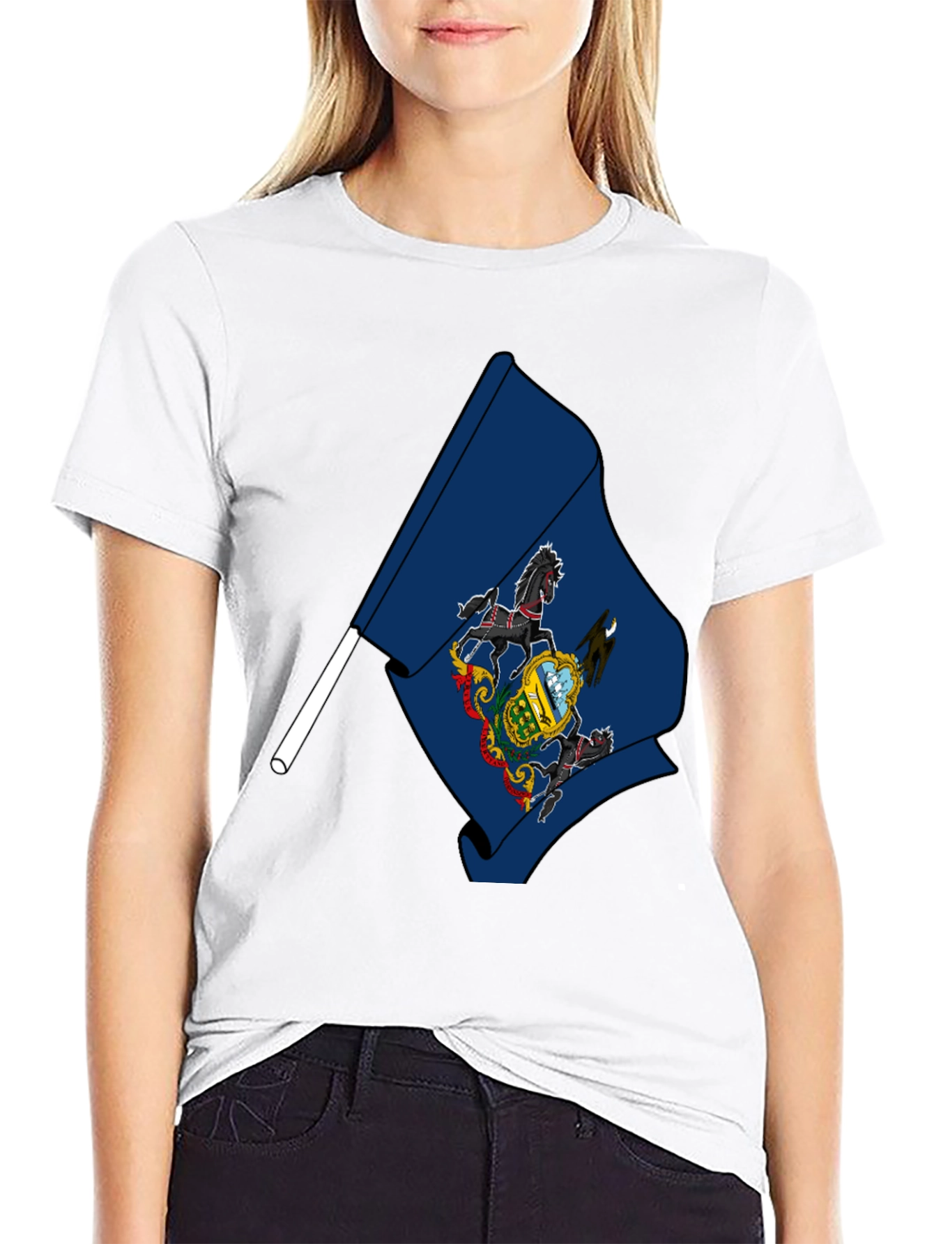 Pennsylvania State Flag T-Shirt - Patriotic Pride