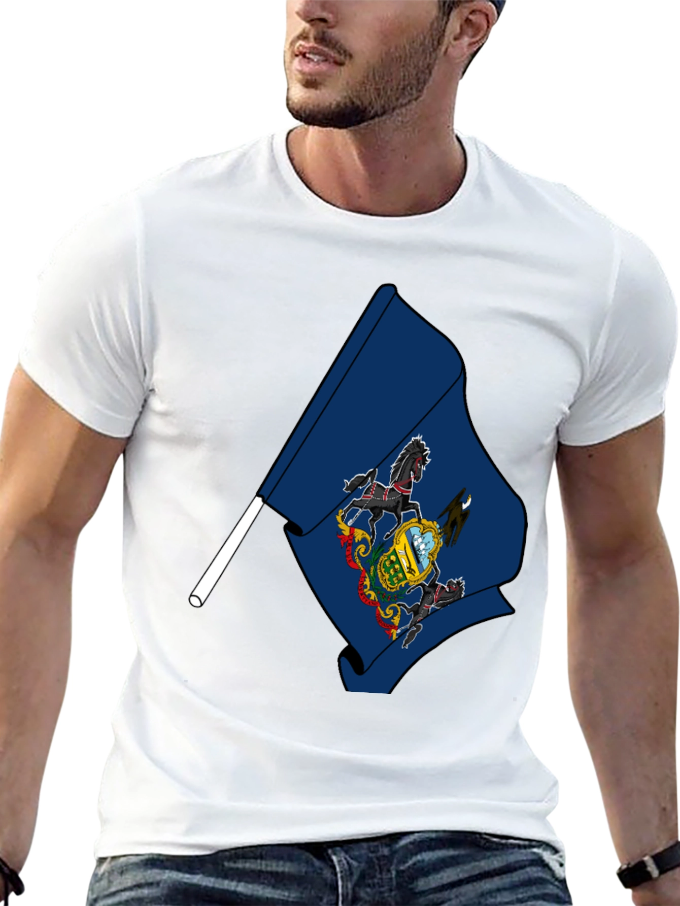 Pennsylvania State Flag T-Shirt - Patriotic Pride