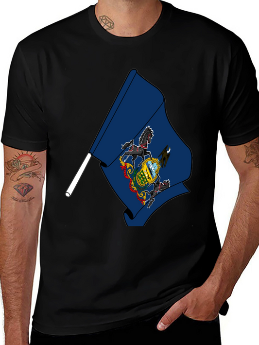 Pennsylvania State Flag T-Shirt - Patriotic Pride